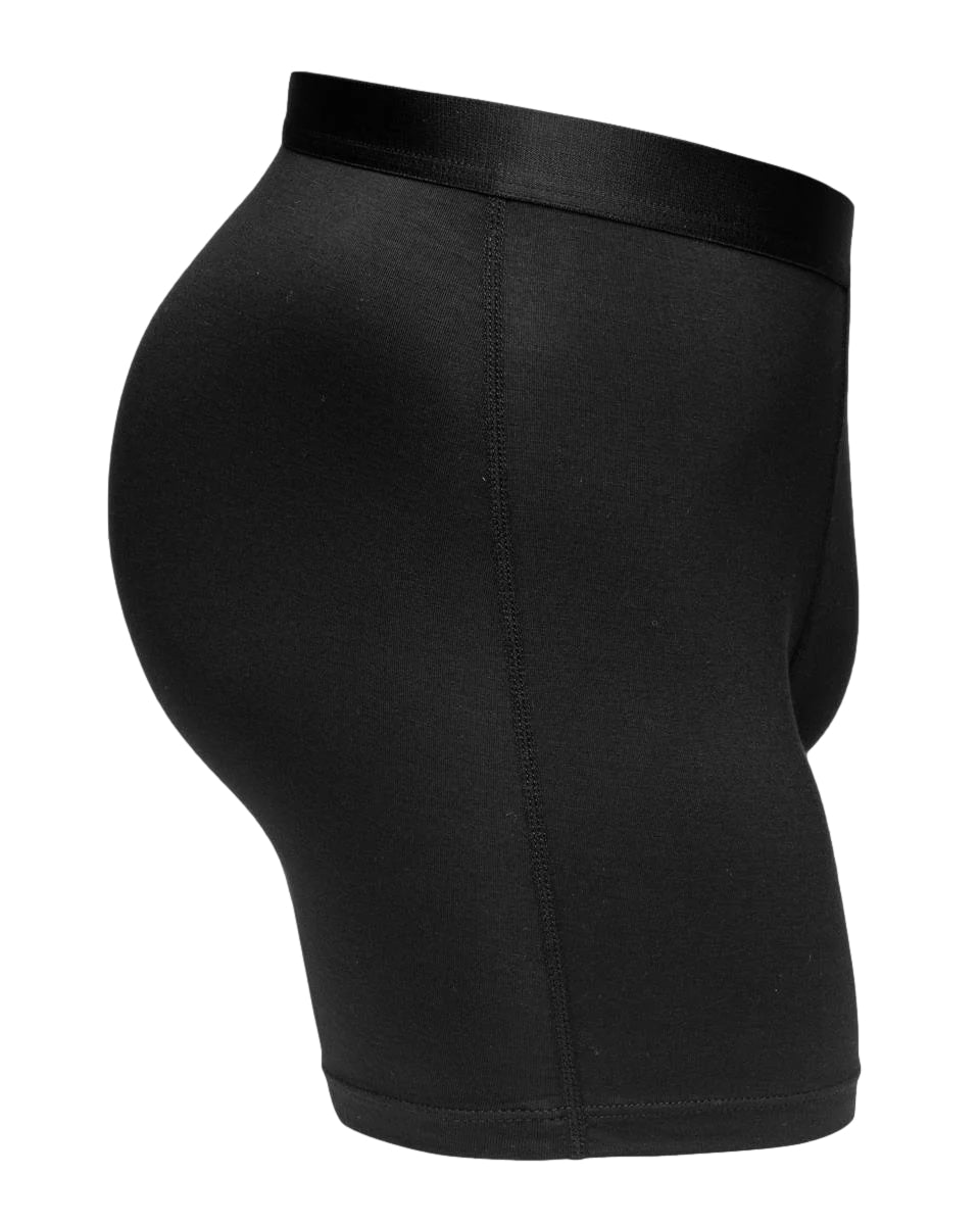 Panos Emporio 2pk EcoVero Pouch Boxer Boxershorts Sort - modostore.no