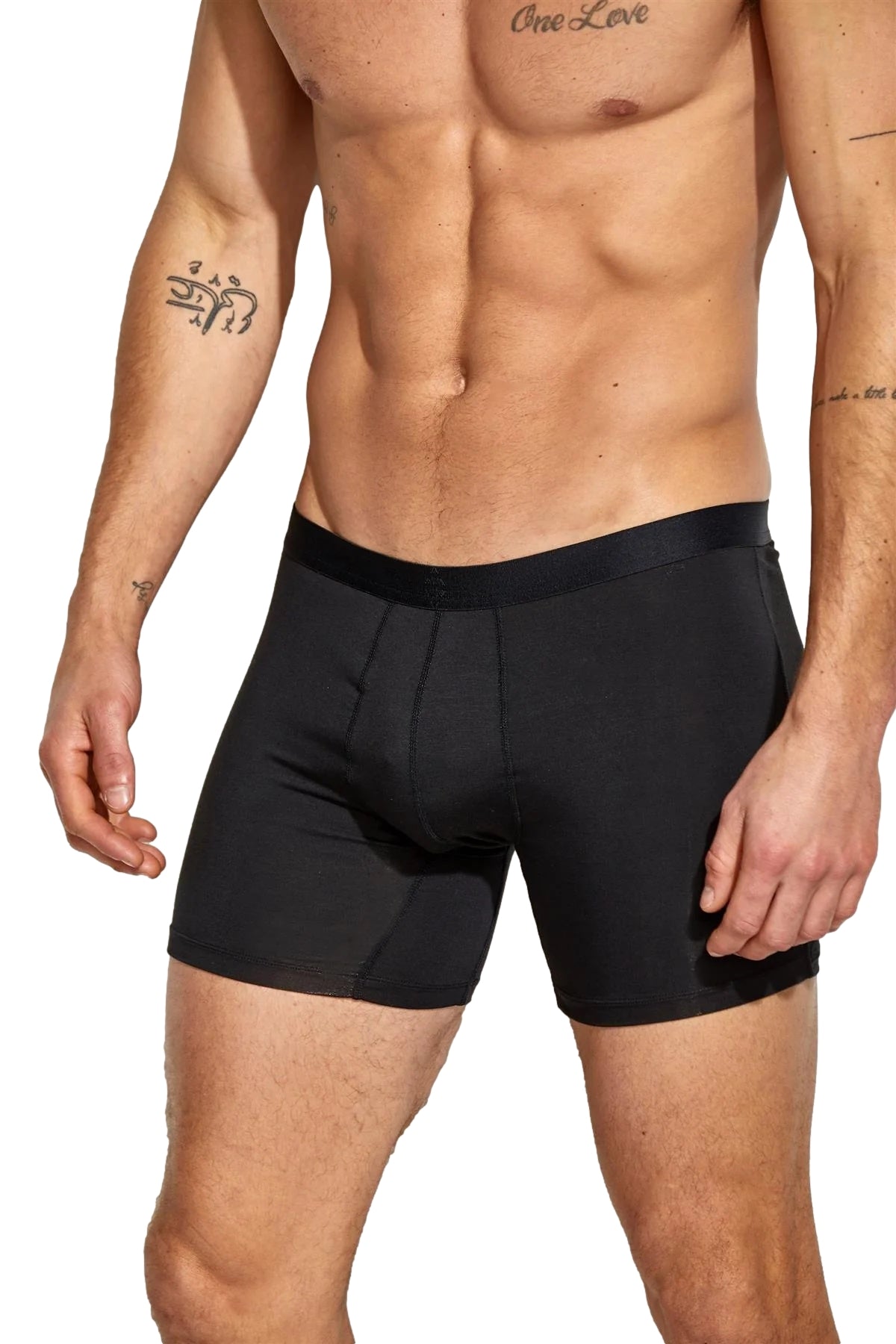 Panos Emporio 2-pack EcoVero pouch boxerboxershorts i svart, komfortable og miljøvennlige herreunderbukser.