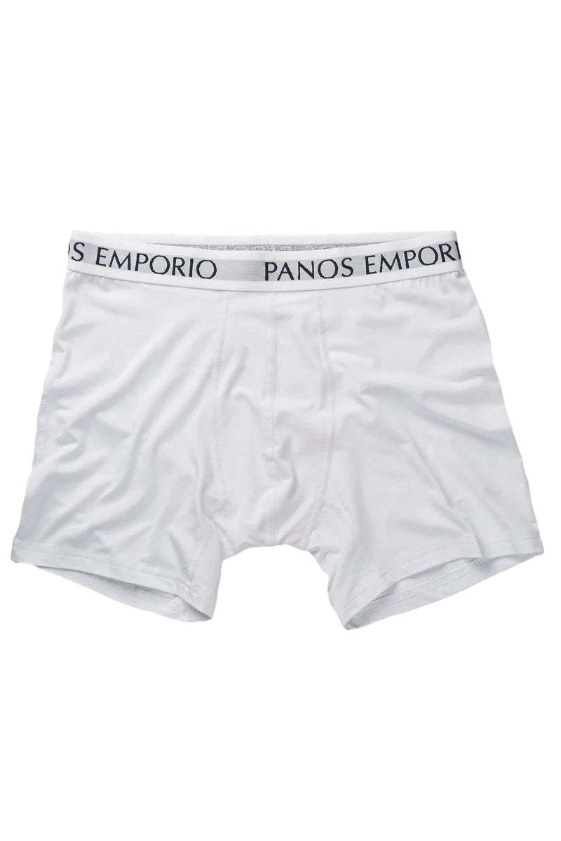 Panos Emporio 3-pk Base Bamboo Boxer Boxershorts Hvit - modostore.no