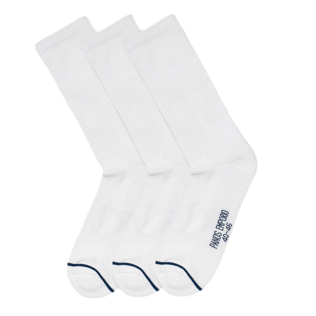 Panos Emporio 3 PK Casper Tech Tennis Sokker Hvit - modostore.no