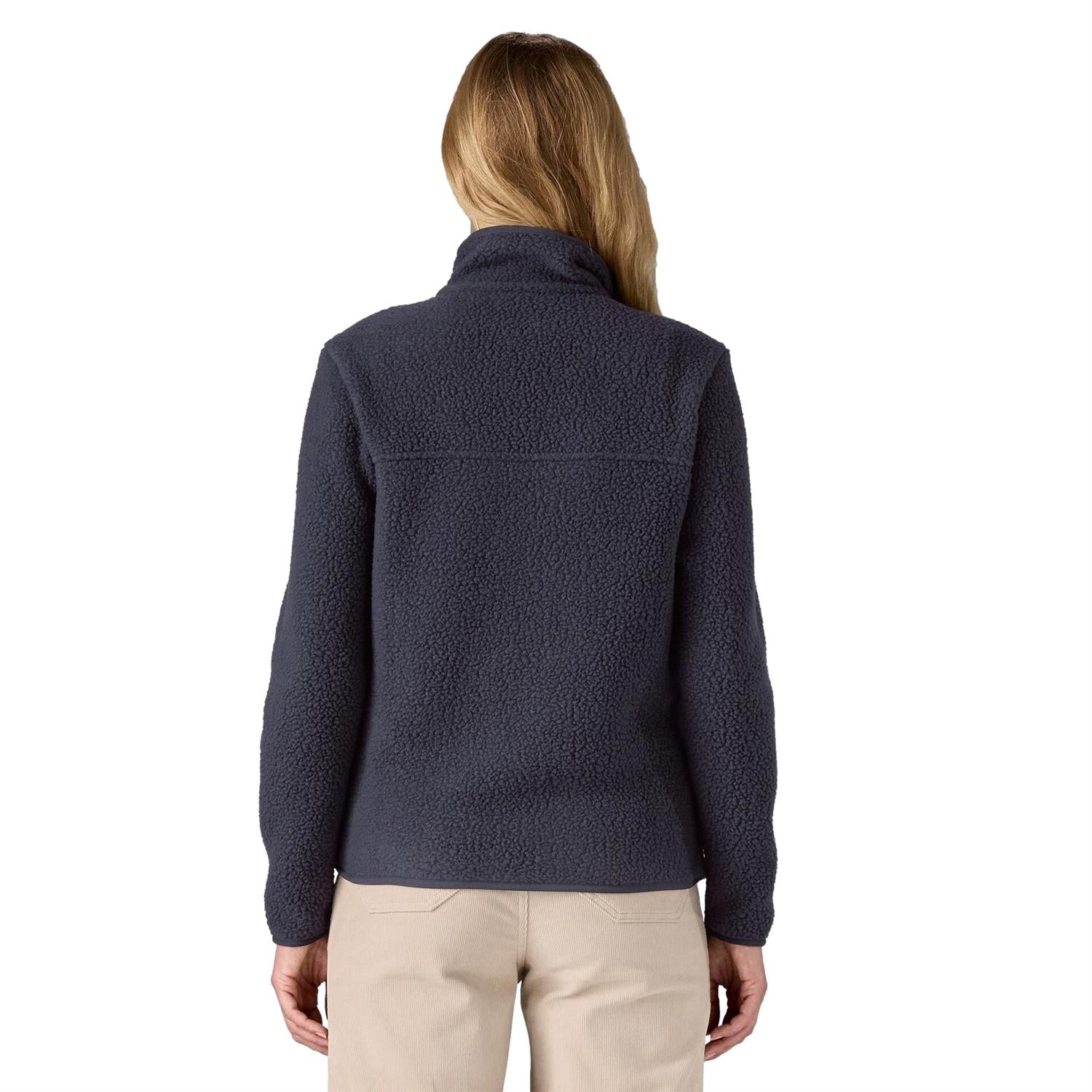 Patagonia Women's Retro Pile Jacket Sunken Blue Jakke Navy - modostore.no