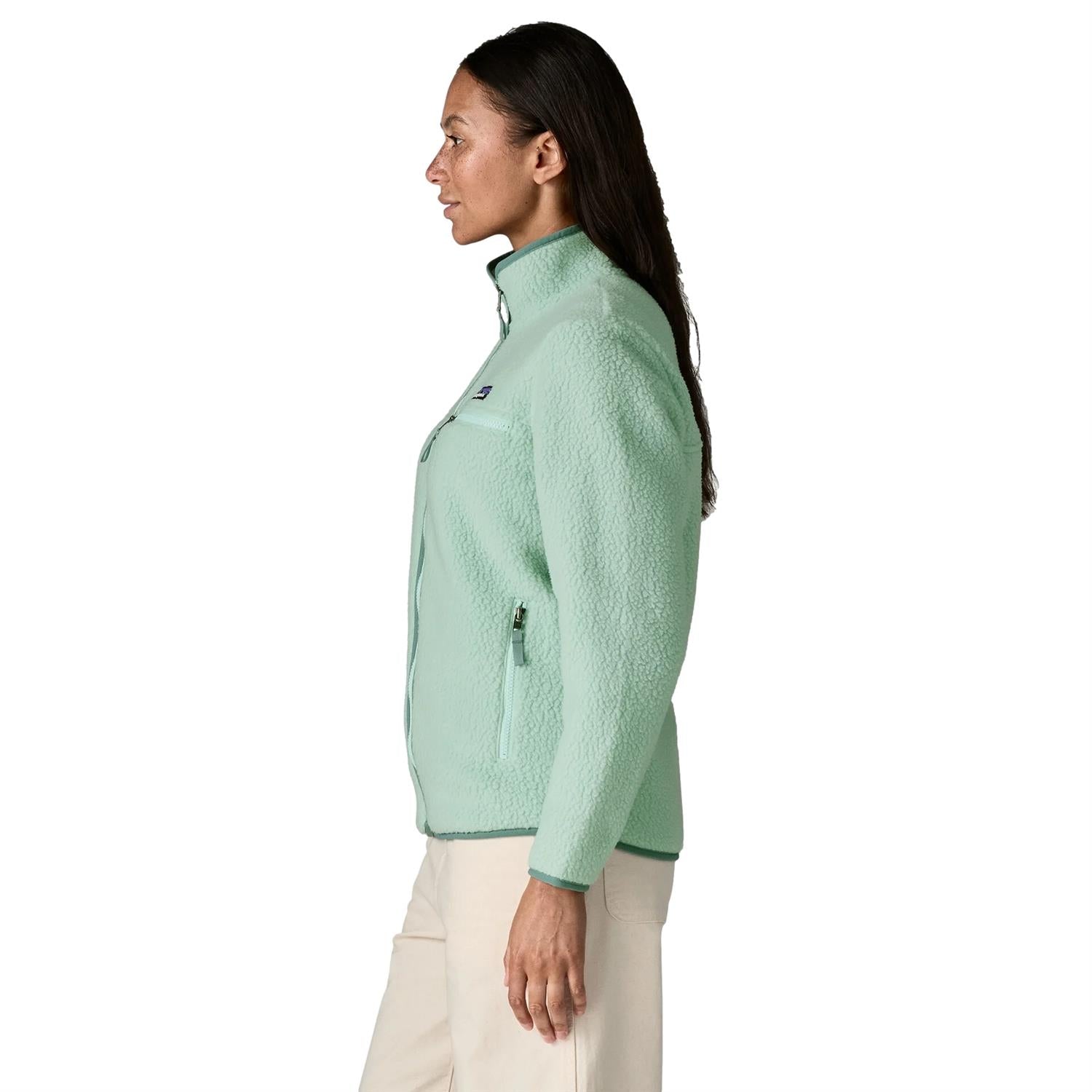 Patagonia Women's Retro Pile Jacket Thin Ice Jakke Turkis - modostore.no