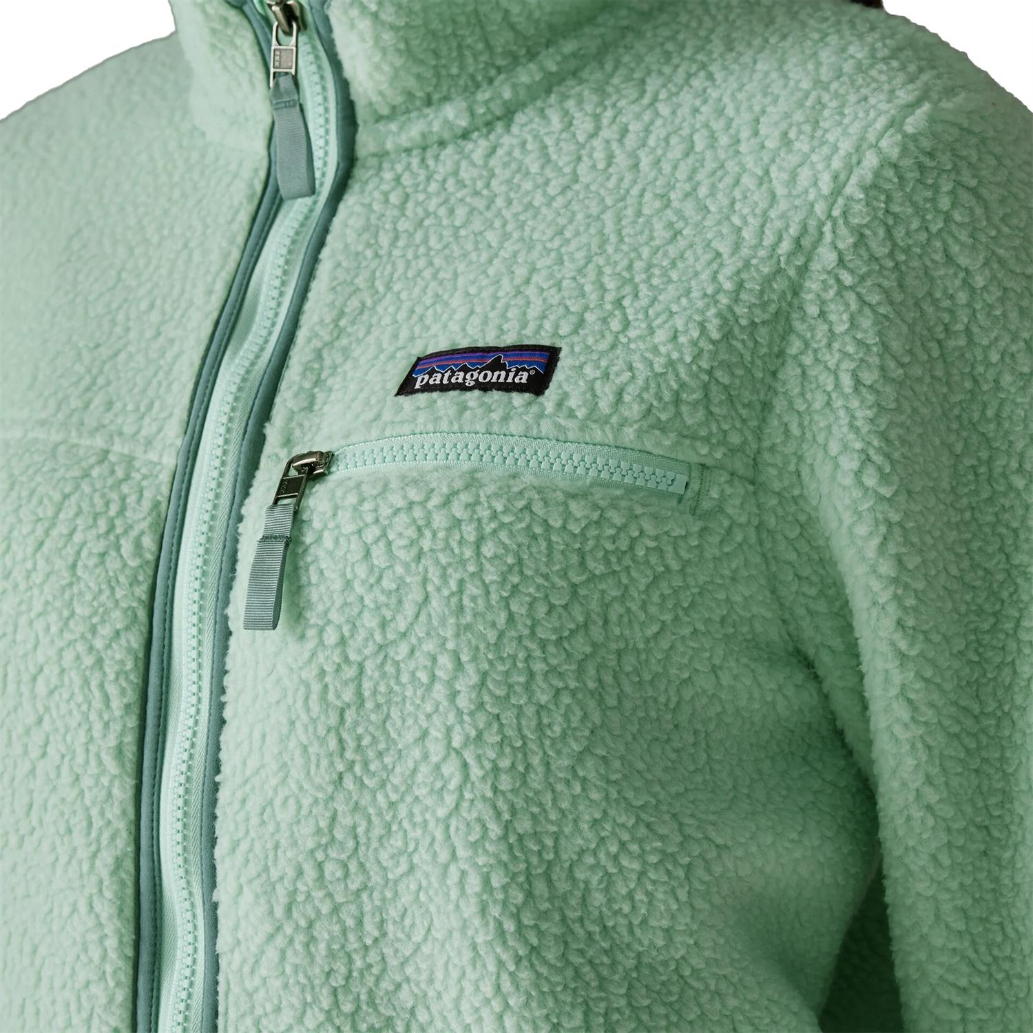 Patagonia Women's Retro Pile Jacket Thin Ice Jakke Turkis - modostore.no