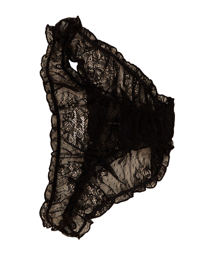 ROTATE Love Stories 2-pack Lace Brief Undertøy Sort Og Hvit - modostore.no