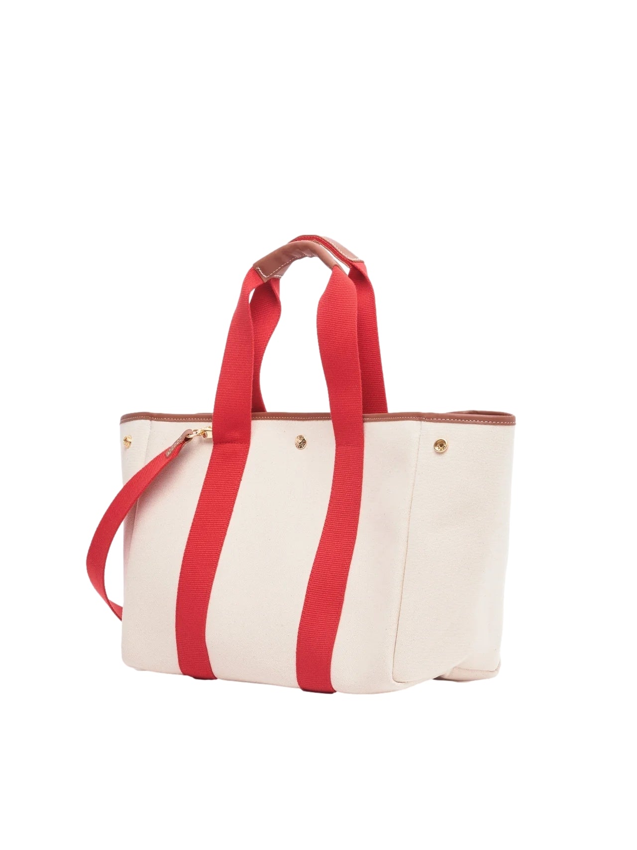 Rue de Verneuil Traversée M Red Veske Beige Og Rød - modostore.no