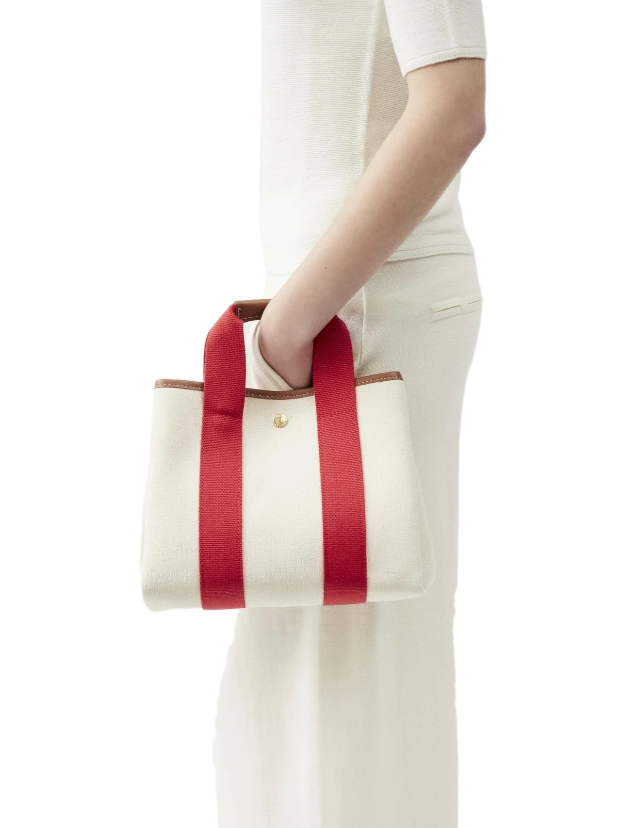 Rue de Verneuil Traversée S Red Veske Beige Og Rød - modostore.no