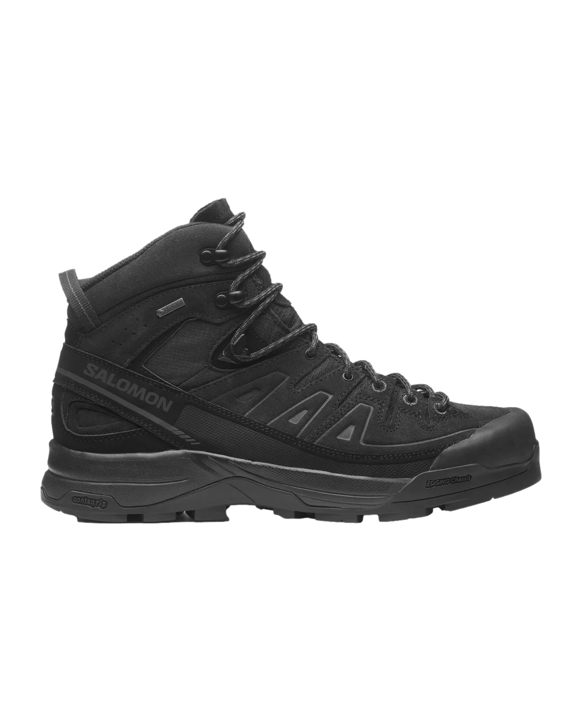 Salomon X-ALP Mid Leather GTX Black/Black/Asphalt Sko Sort - modostore.no