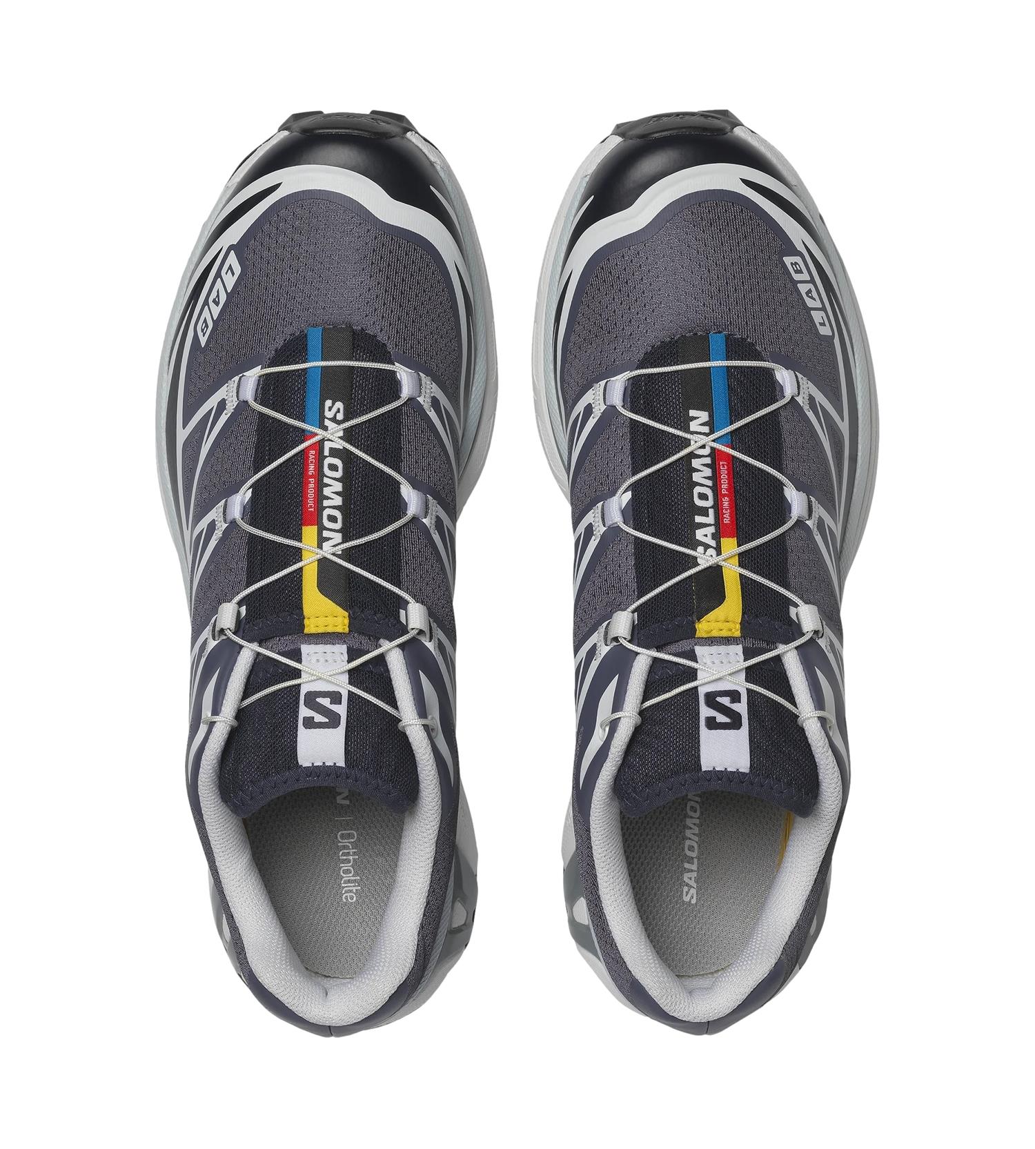 Salomon XT-6 Grisaille/Blue Nights/Quarry Sko Blå - modostore.no