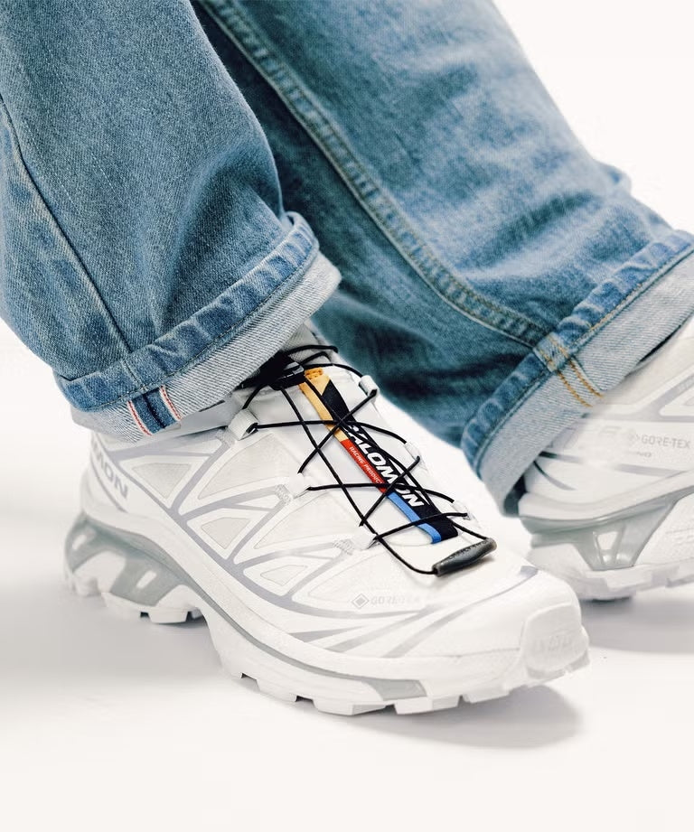 Salomon XT-6 GTX WHITE/WHITE/FTW SILVER Sko Hvit Og Sølv - modostore.no