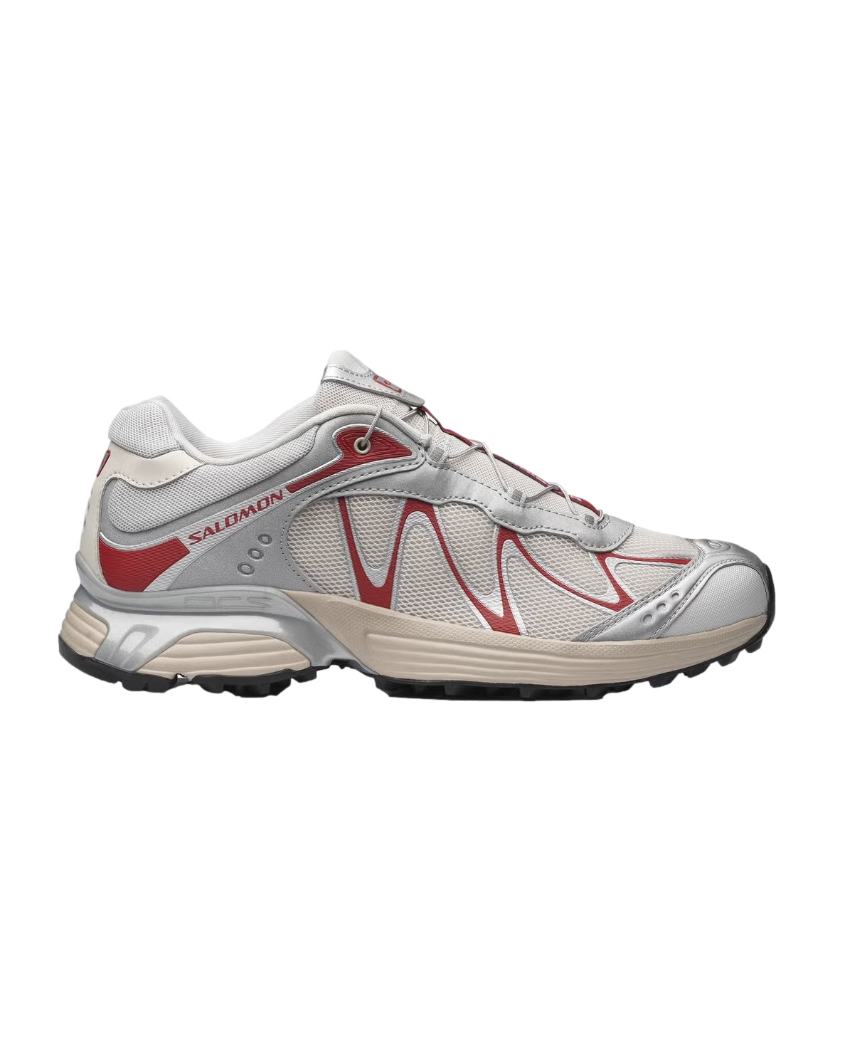 Salomon XT-Whisper Almond Milk/Ftw Silver/Lava Falls Sko Beige Og Rød - modostore.no