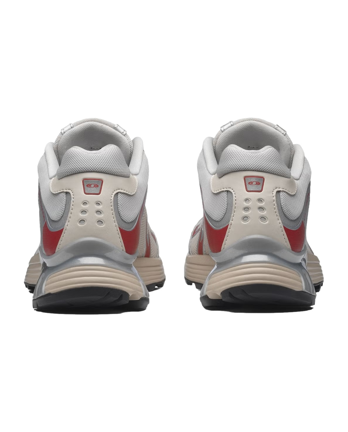 Salomon XT-Whisper Almond Milk/Ftw Silver/Lava Falls Sko Beige Og Rød - modostore.no