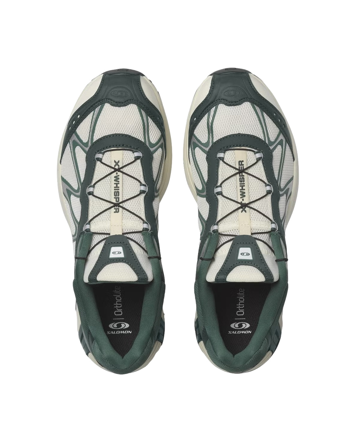 Salomon XT-Whisper Vanilla Ice/Green Gables/Bistro Green Sko Grønn - modostore.no