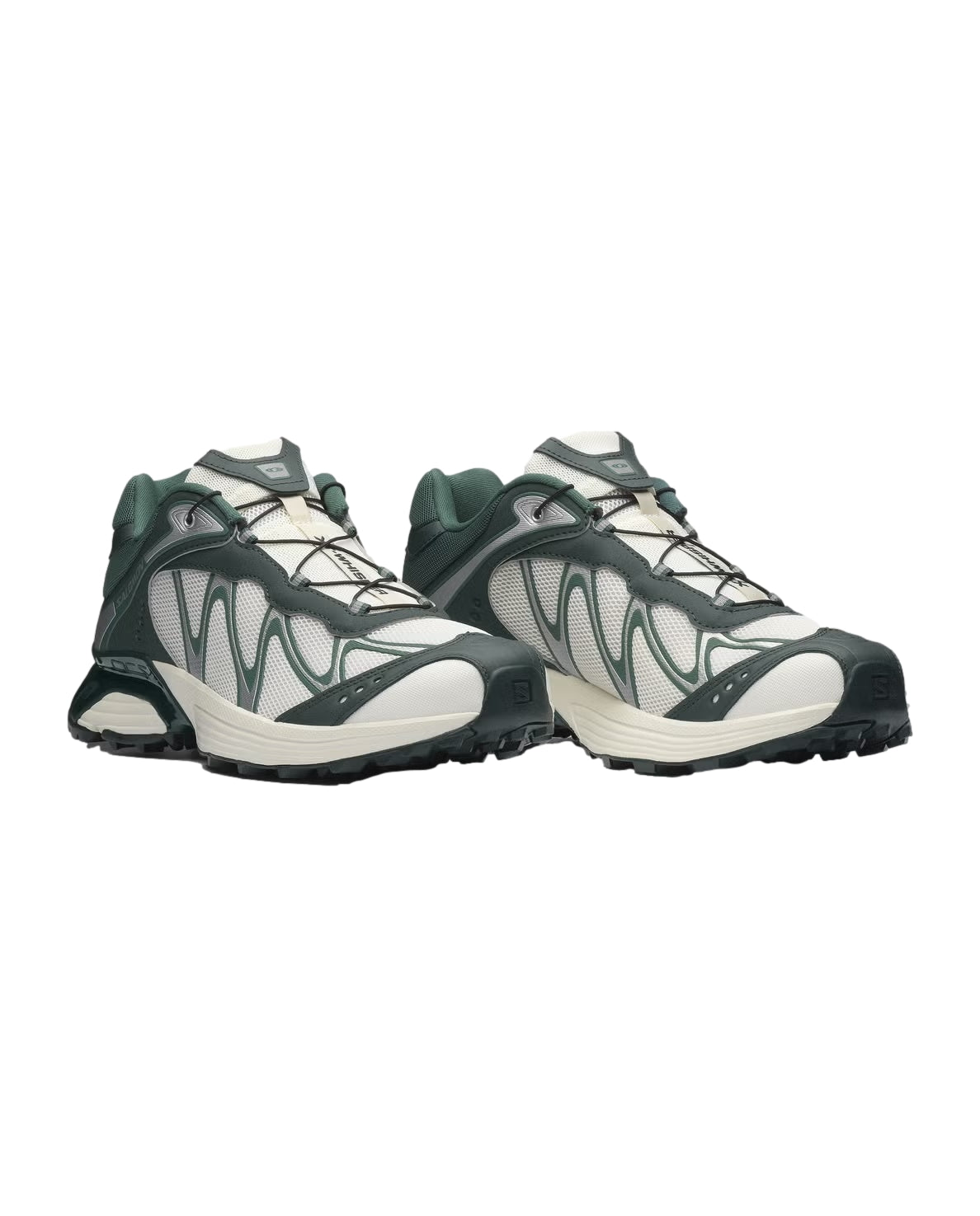 Salomon XT-Whisper Vanilla Ice/Green Gables/Bistro Green Sko Grønn - modostore.no
