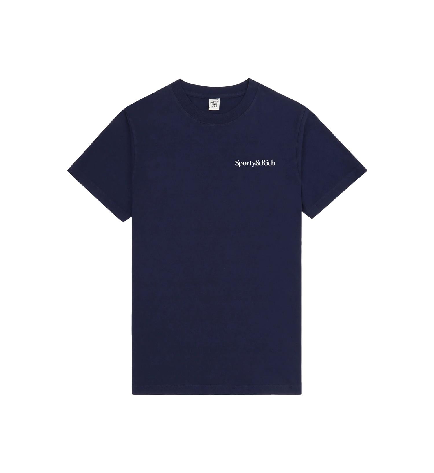 Sporty & Rich Health is Wealth T-Shirt T-shirt Navy - modostore.no