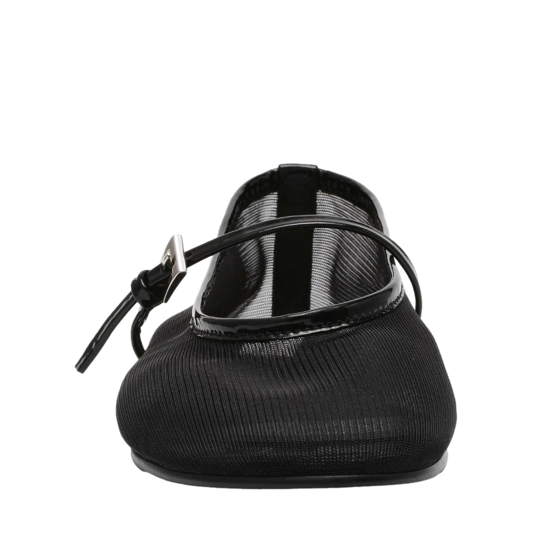 Sort Steve Madden Mash sko med lissesåle og moderne design, synlig på bildet.
