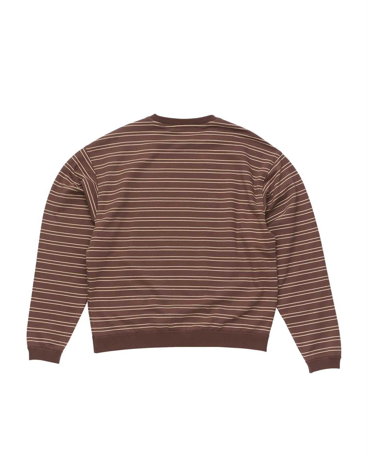 Stockholm Surfboard Club Benny Sweater Genser Brun - modostore.no