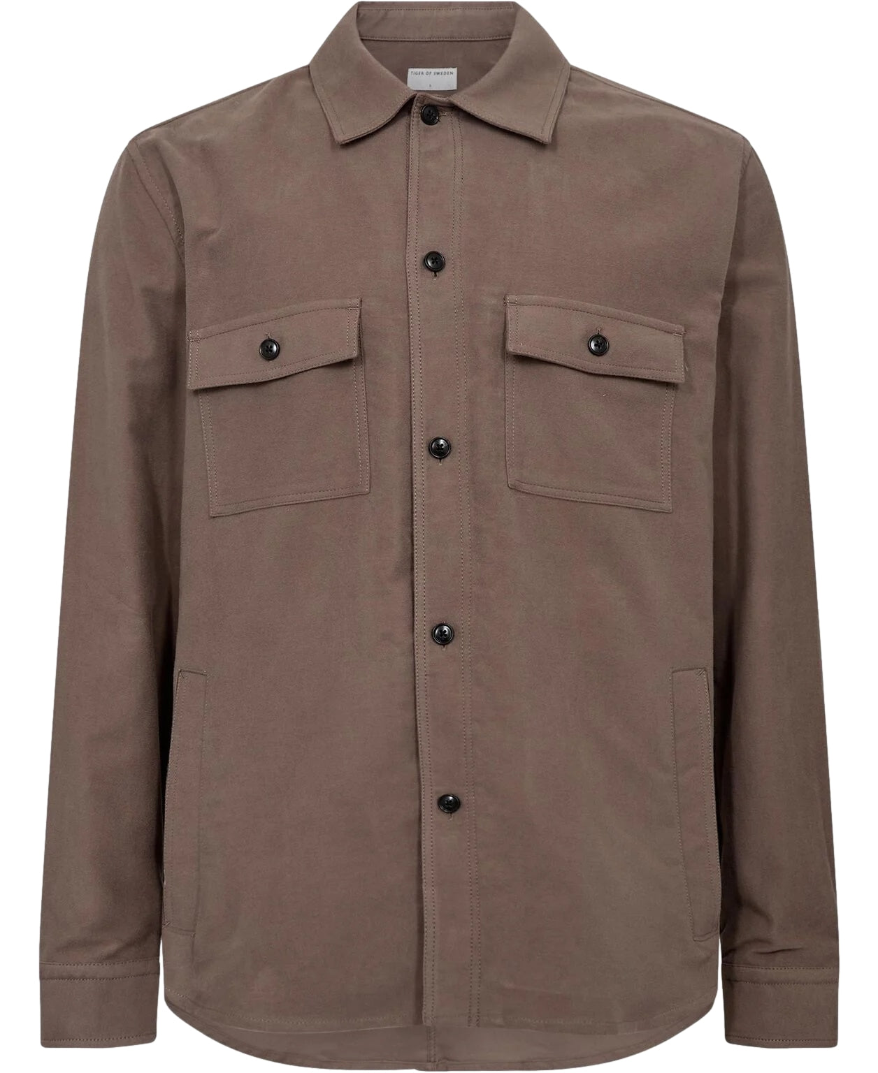 Tiger of Sweden Bishop Overshirt Overshirt Lysebrun - modostore.no