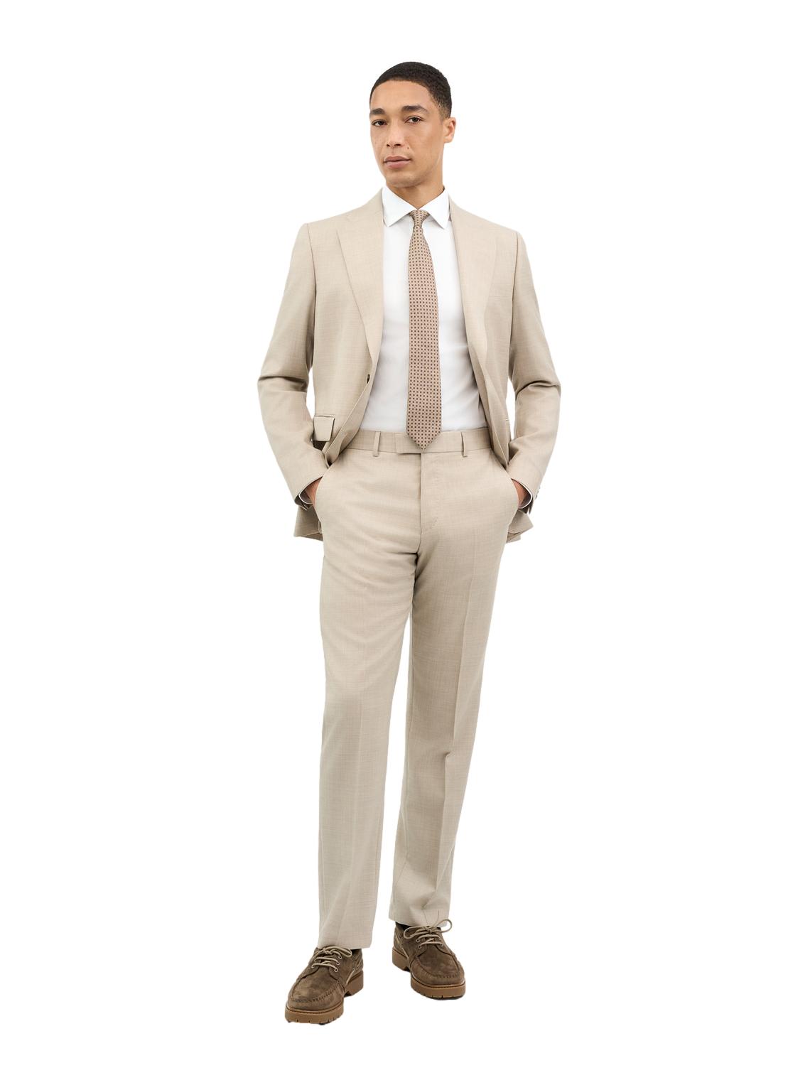 Tiger of Sweden Tense 1S7 100% Wool Dressbukse Beige - modostore.no