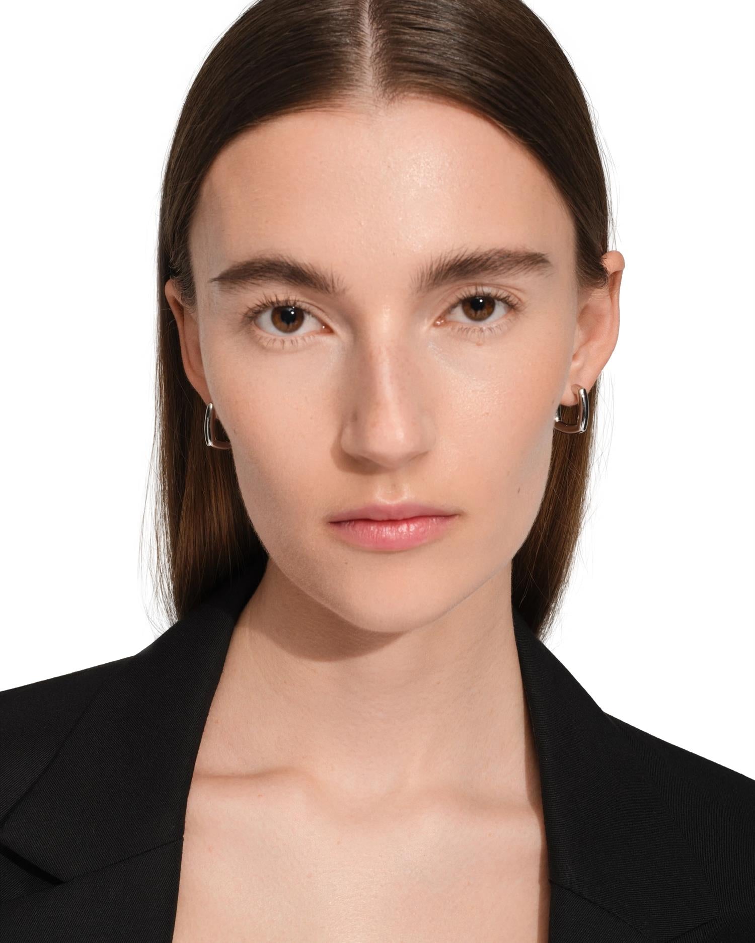 Tom Wood Frame Hoops M Øredobber Sølv - modostore.no