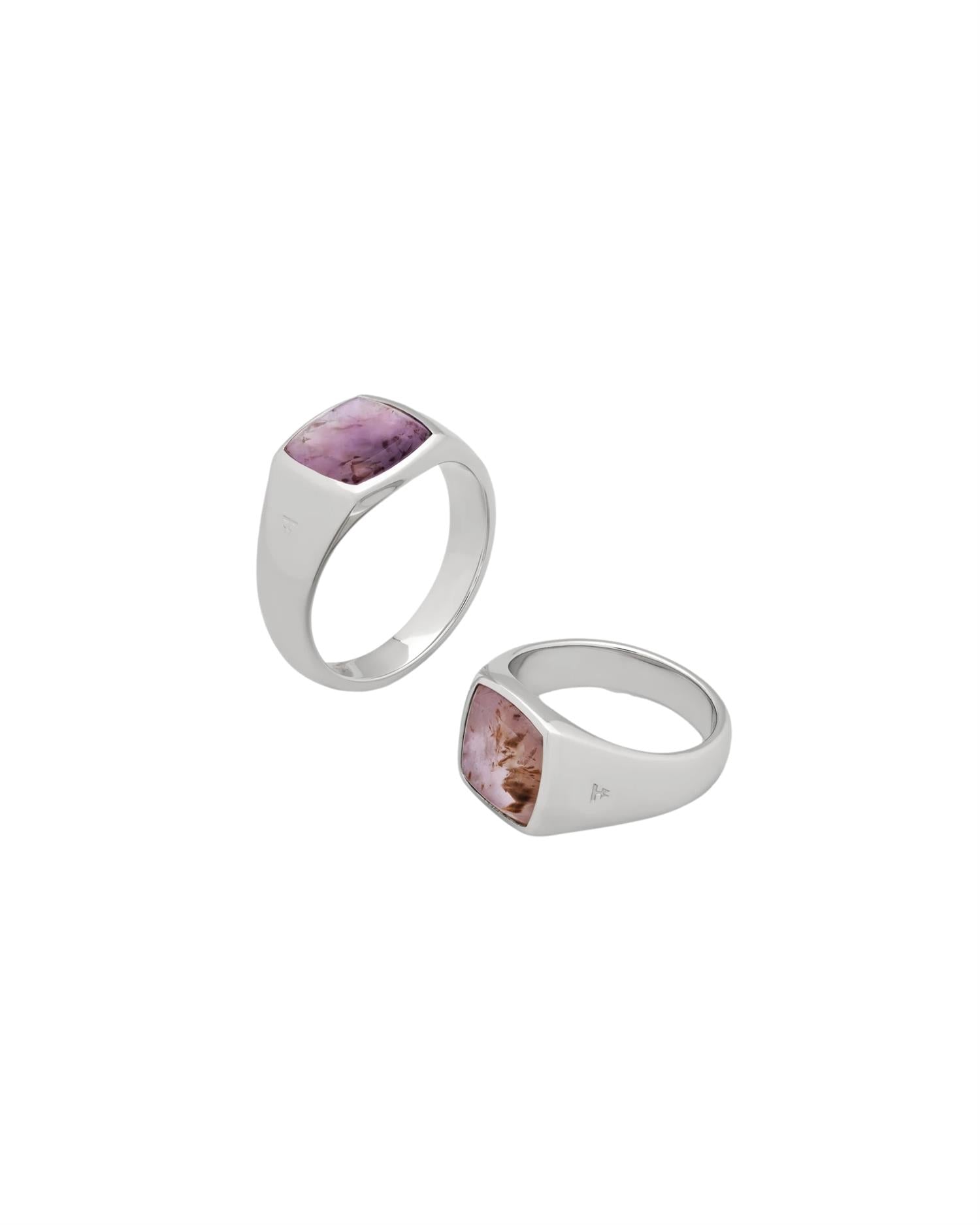 Tom Wood Kay Ring Sakura Ring Grå Og Rosa - modostore.no