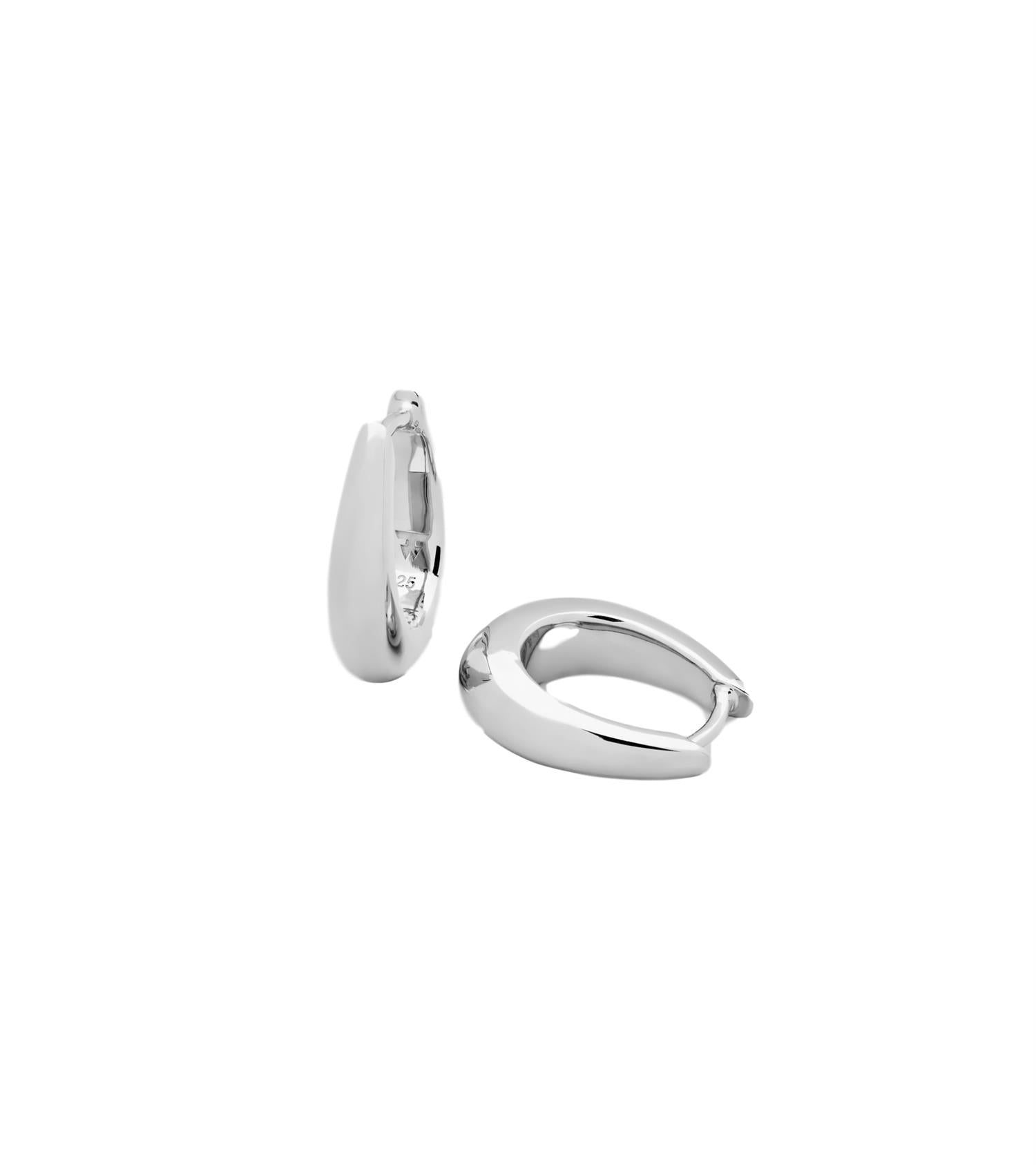 Tom Wood Liz Hoops Silver Øredobber Sølv - modostore.no