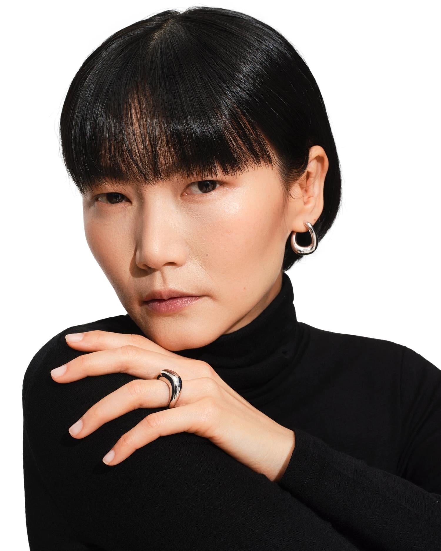 Tom Wood Twist Hoops Øredobber Sølv - modostore.no