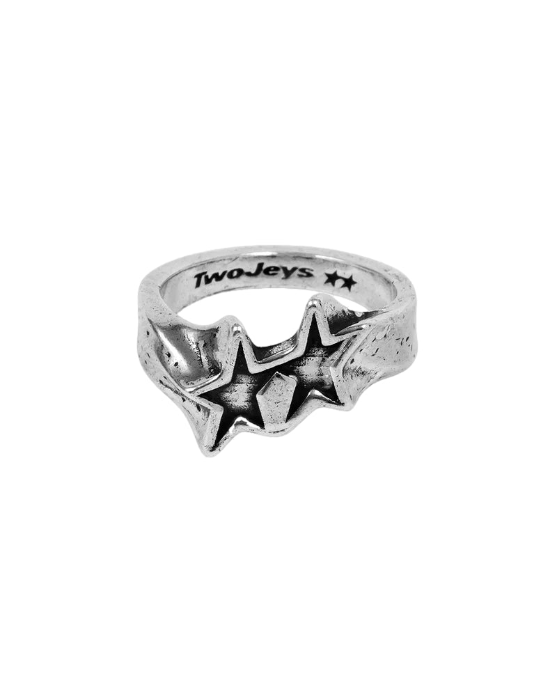 TwoJeys Tilted Icon Ring Ring Sølv - modostore.no