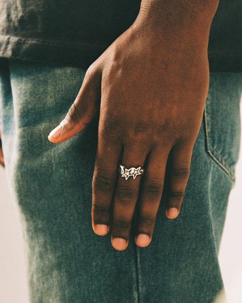 TwoJeys Tilted Icon Ring Ring Sølv - modostore.no