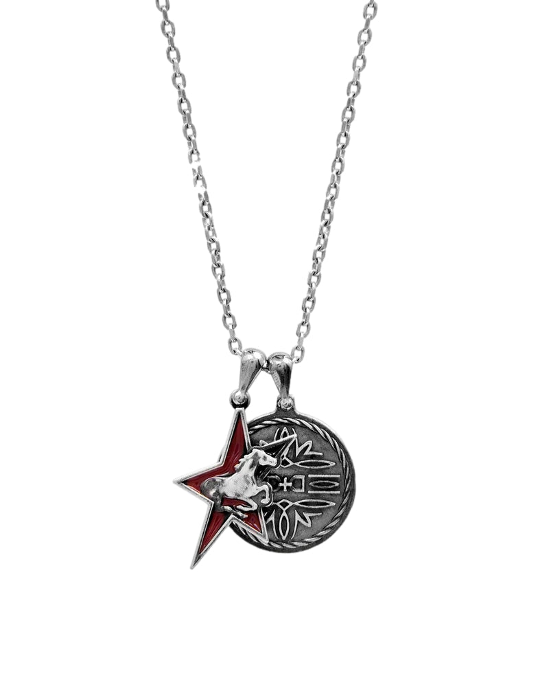 TwoJeys Wild Horse Necklace Smykke Sølv - modostore.no
