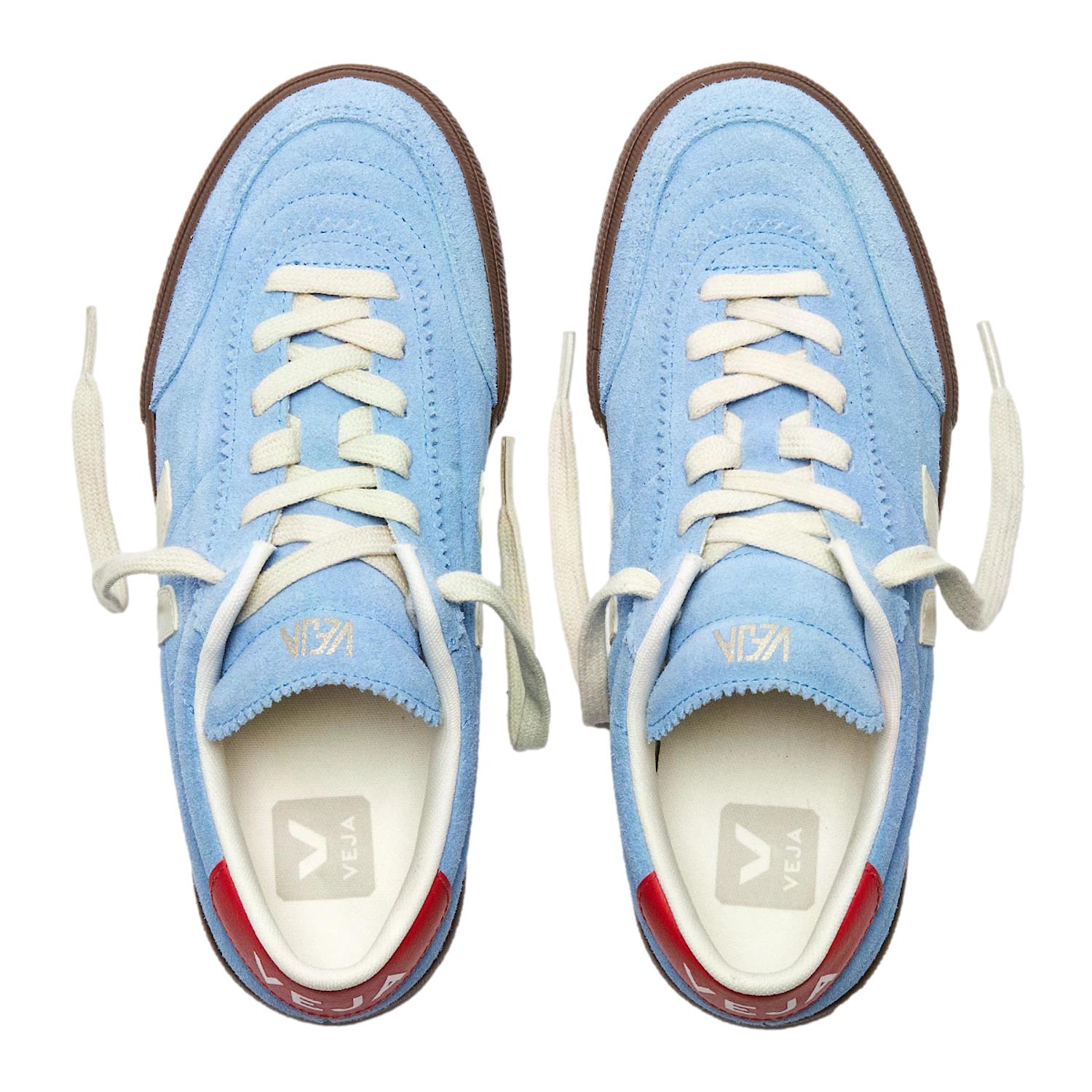 Veja Panenka Suede Aqua Pierre Bark Sko Lyseblå - modostore.no