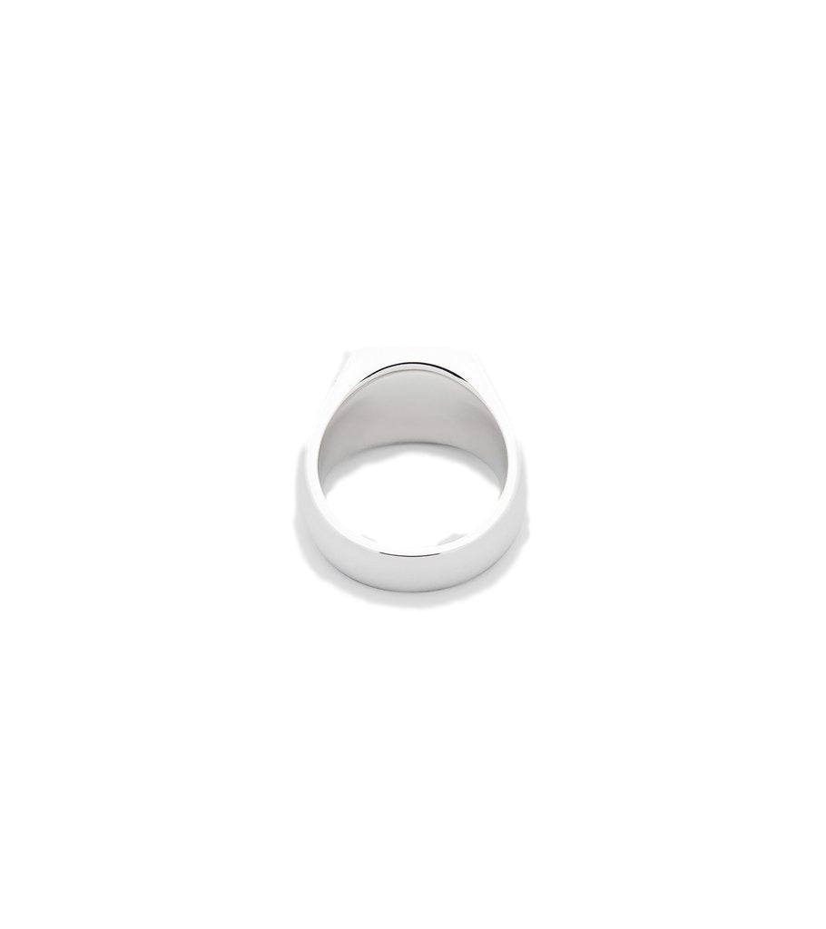 Tom Wood Cushion onyx band ring - Black