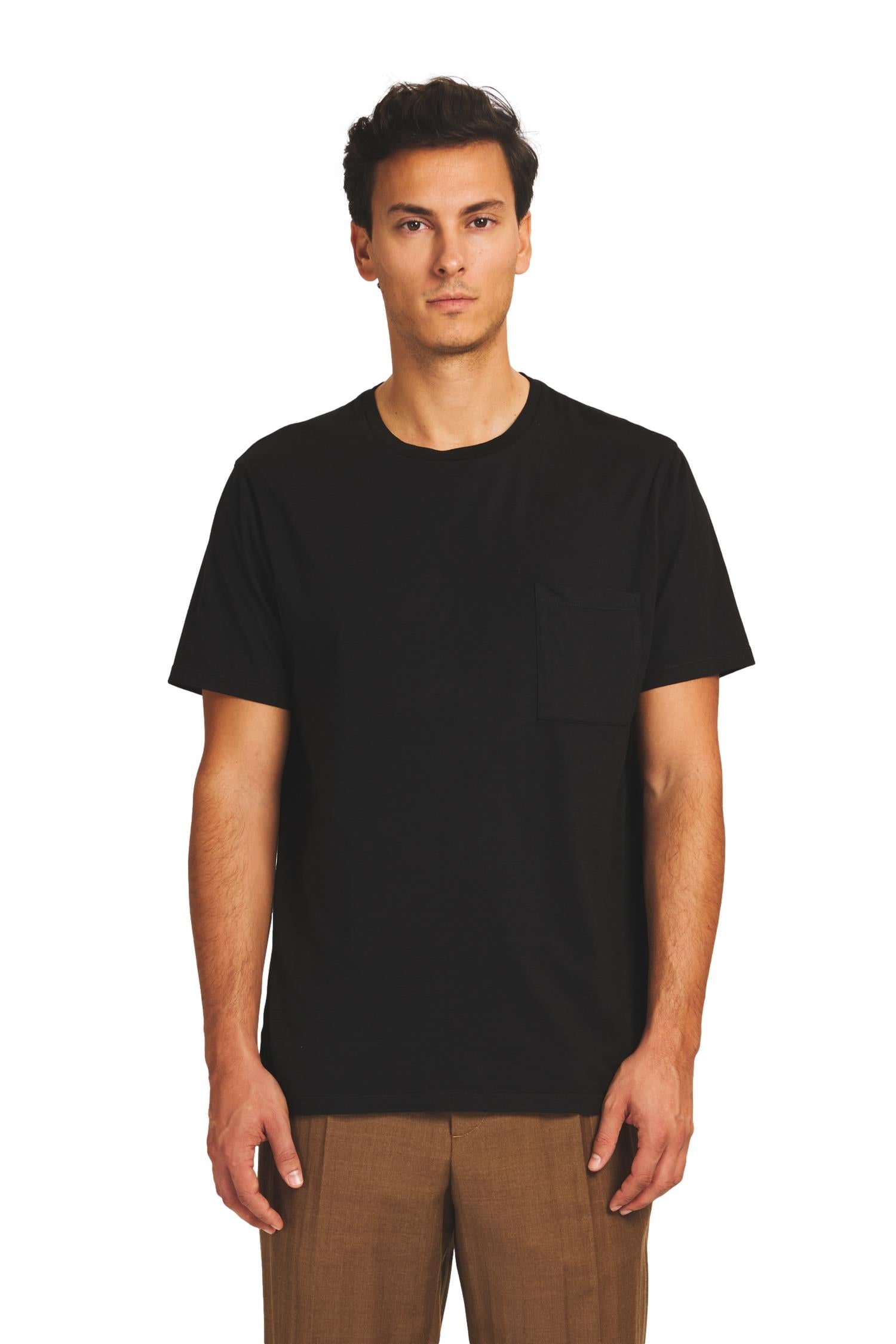Barena Venezia Giro New Jersey T-shirt Sort - [shop.name]