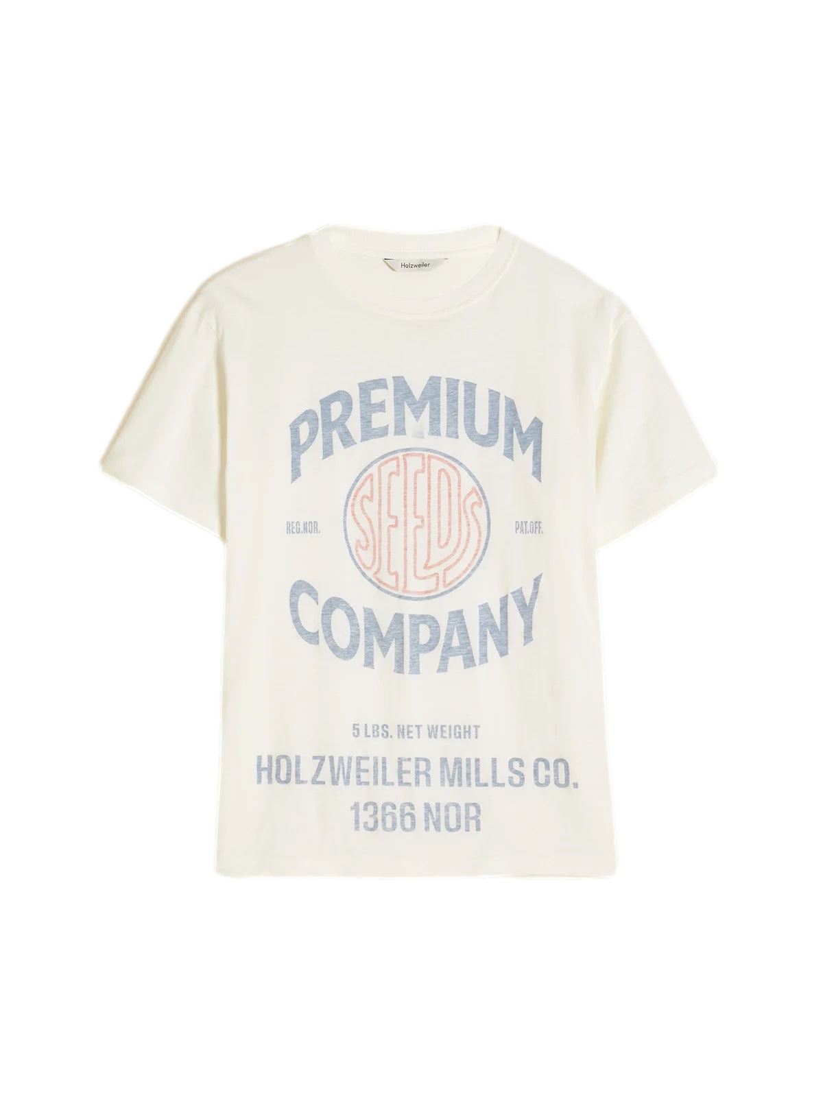 Holzweiler Tucker Heritage Tee T-shirt Ecru - [shop.name]