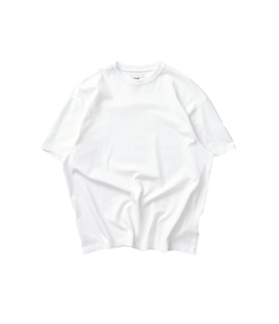 Livid Nelson Organic White T-shirt Hvit - modostore.no