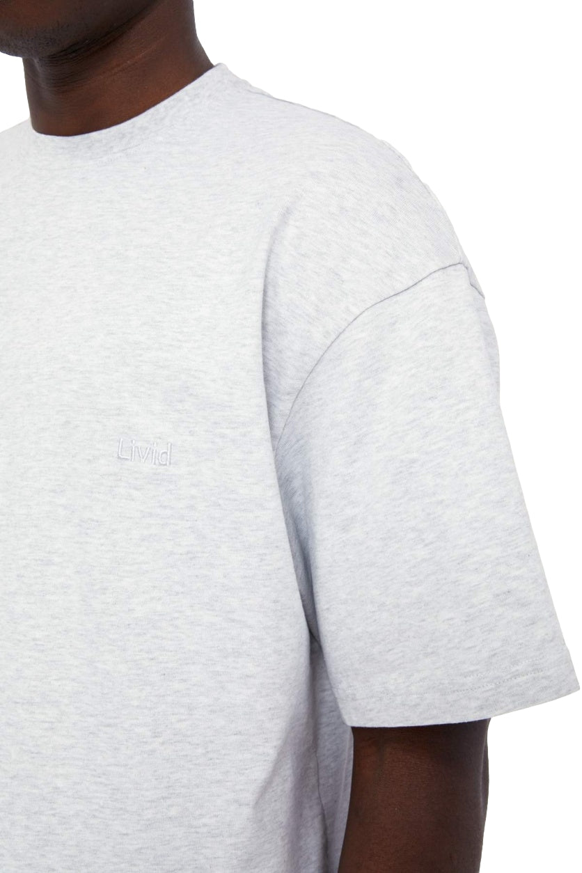 Livid Nelson Organic Light Grey T-shirt Lysegrå - [shop.name]