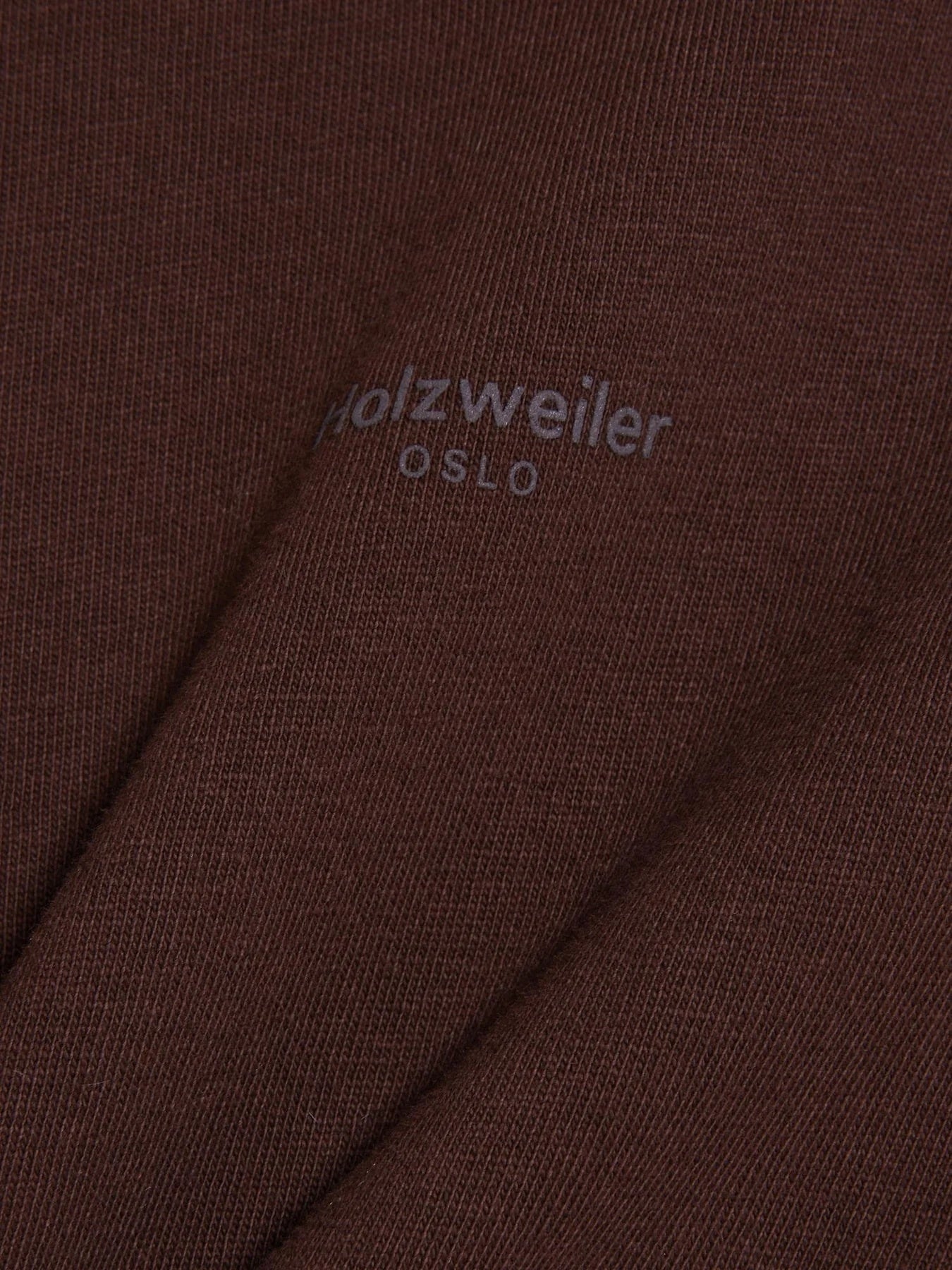 Holzweiler Tucker Oslo Tee T-shirt Mørkebrun - [modostore.no]