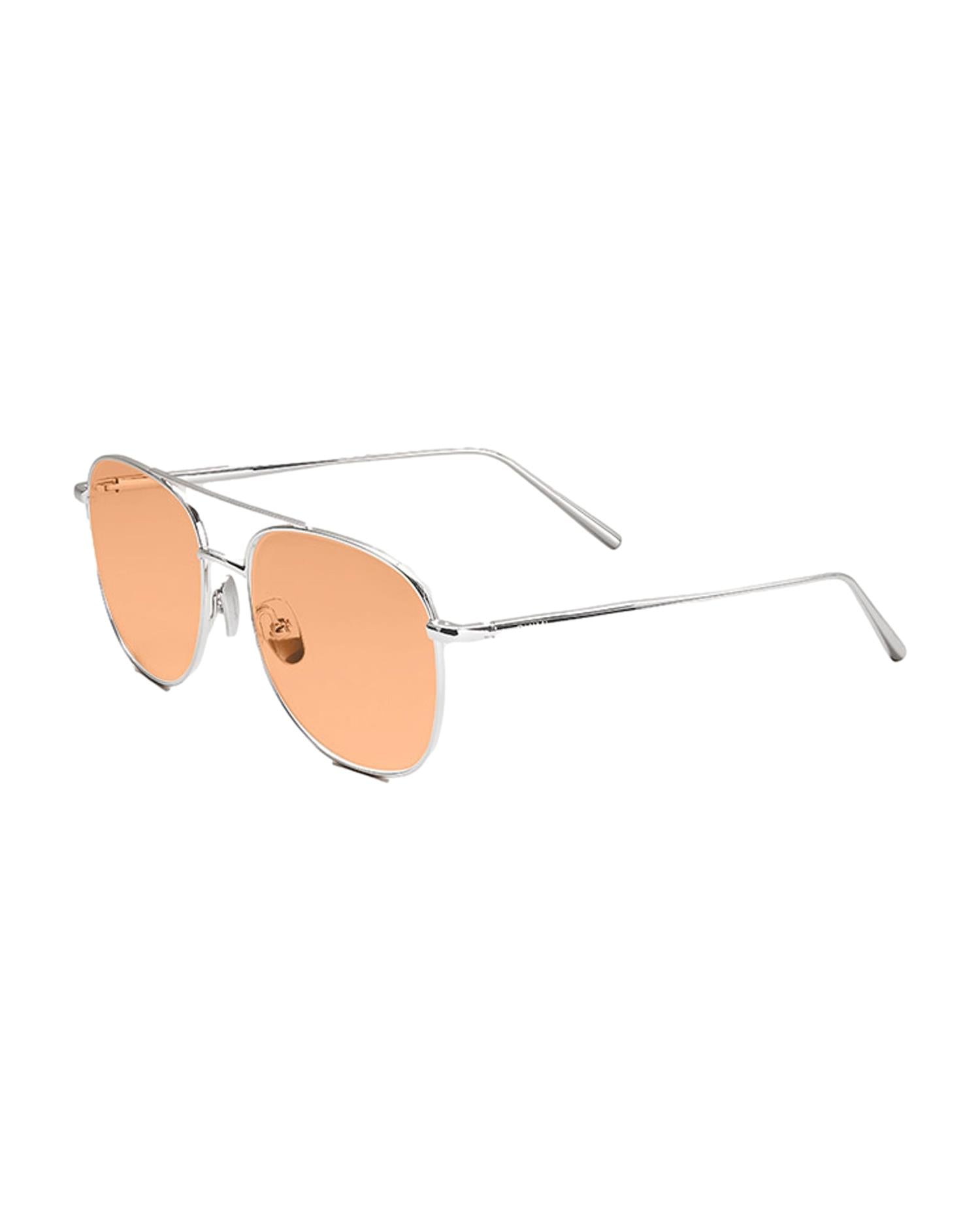 Chimi Eyewear Pilot Silver/Orange Solbriller Oransje - [modostore.no]