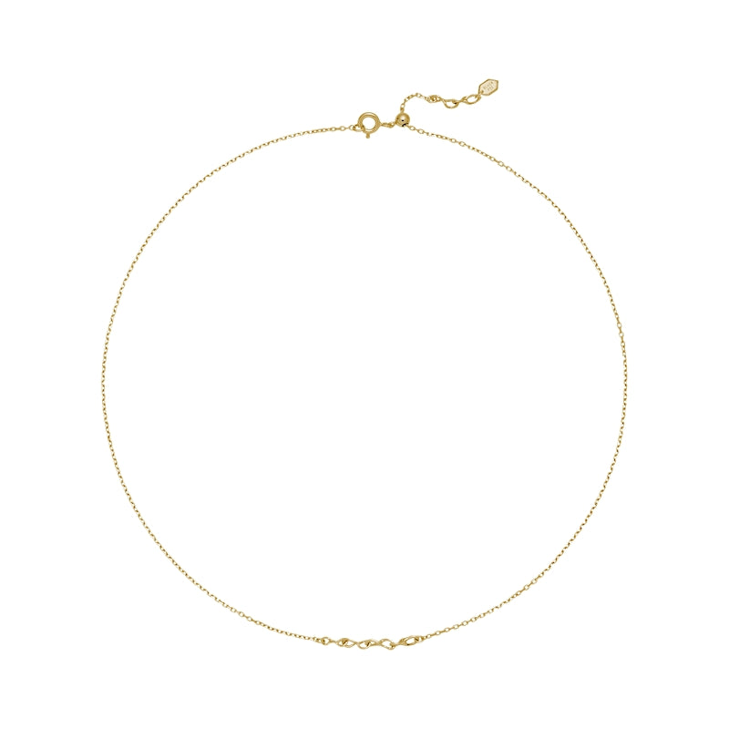 Maria Black Caria Necklace Gold adjust Smykke Gull - [shop.name]