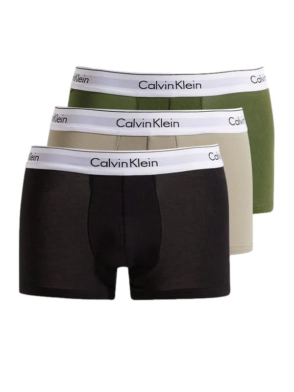 Calvin Klein Underwear 3PK Trunks Modern Stretch Boxershorts Multi - modostore.no
