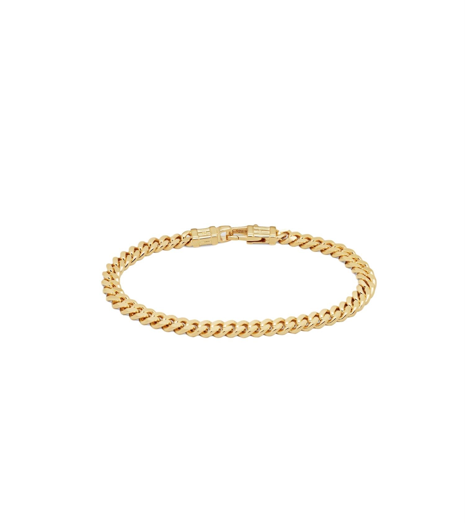 Tom Wood Jewellery Curb Bracelet L Armbånd Gull - [modostore.no]