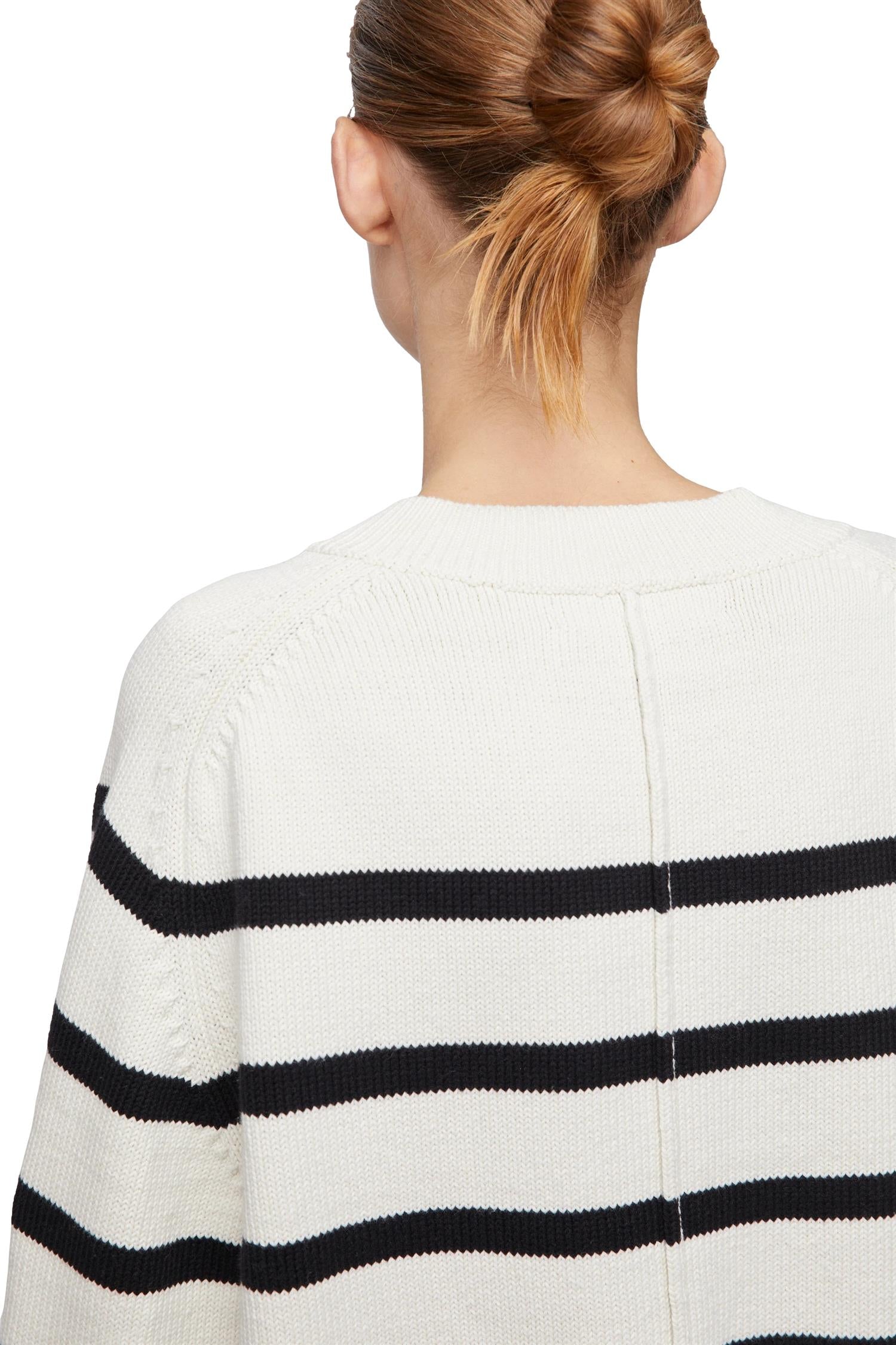 FWSS Bayside V-Neck Sweater Genser- Stripet - [shop.name]