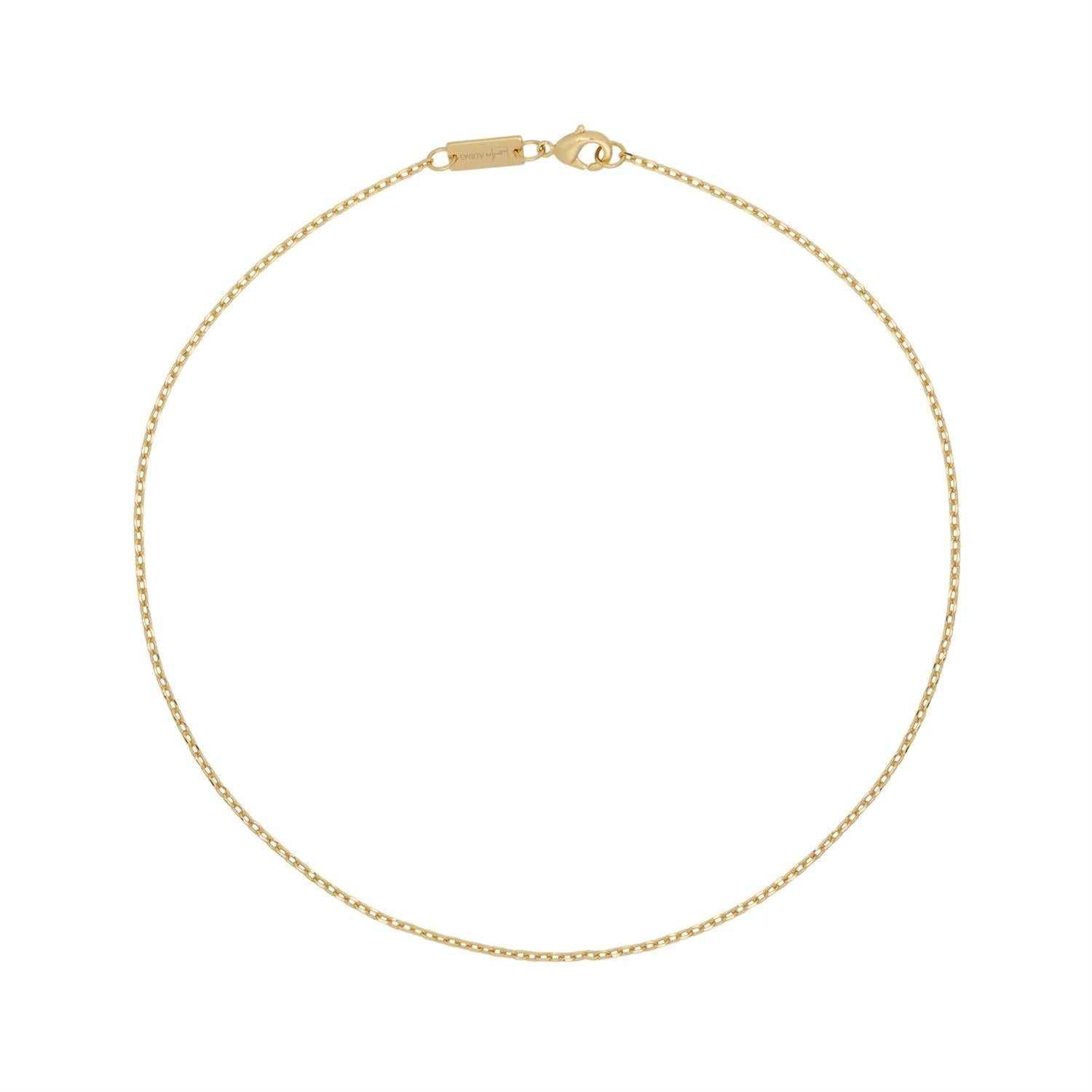 Emilia by Bon Dep Gold necklace 40cm Smykke Gull - [shop.name]