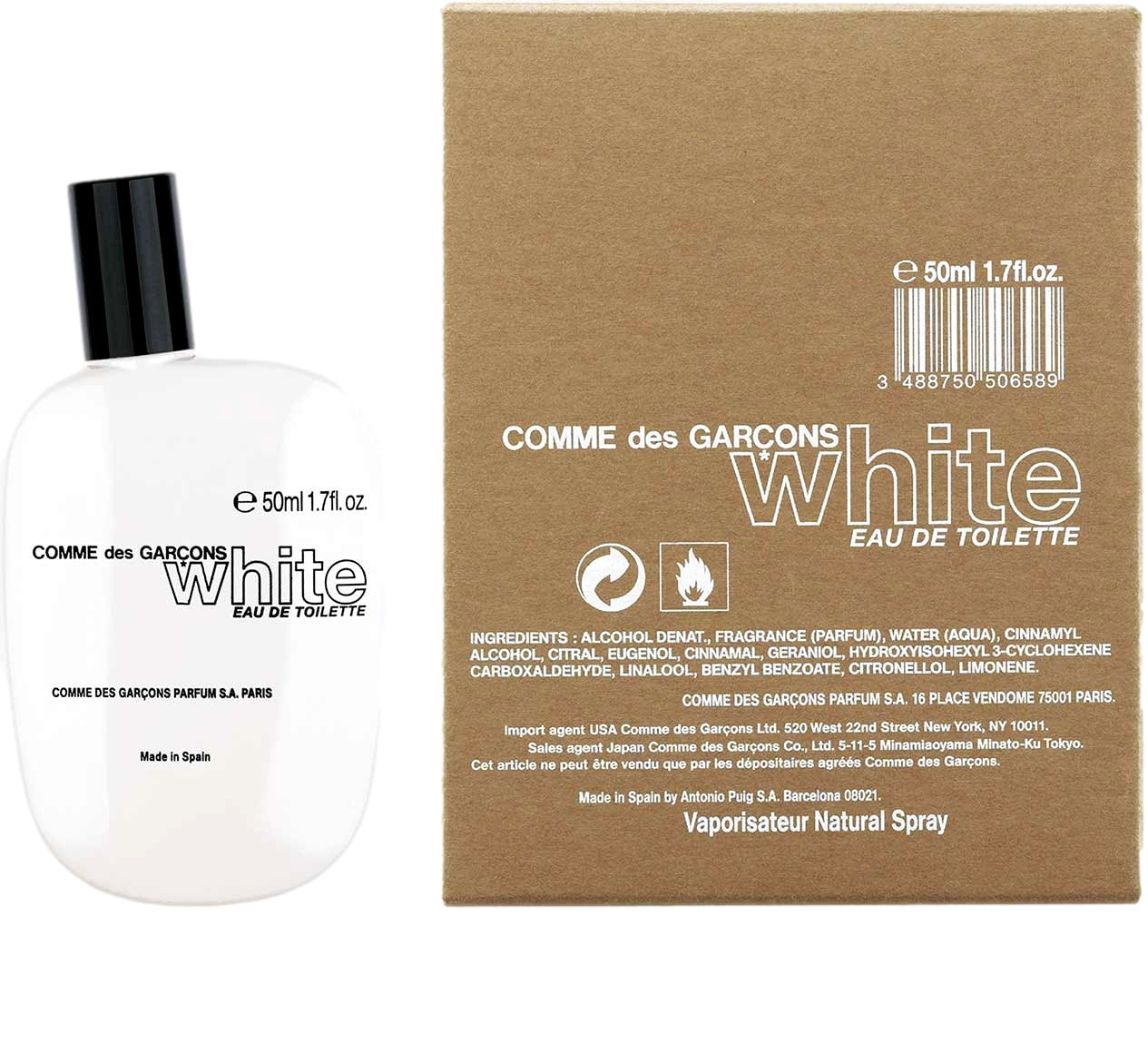 Comme des Garcons Parfums WHITE edt Parfyme Hvit - [shop.name]