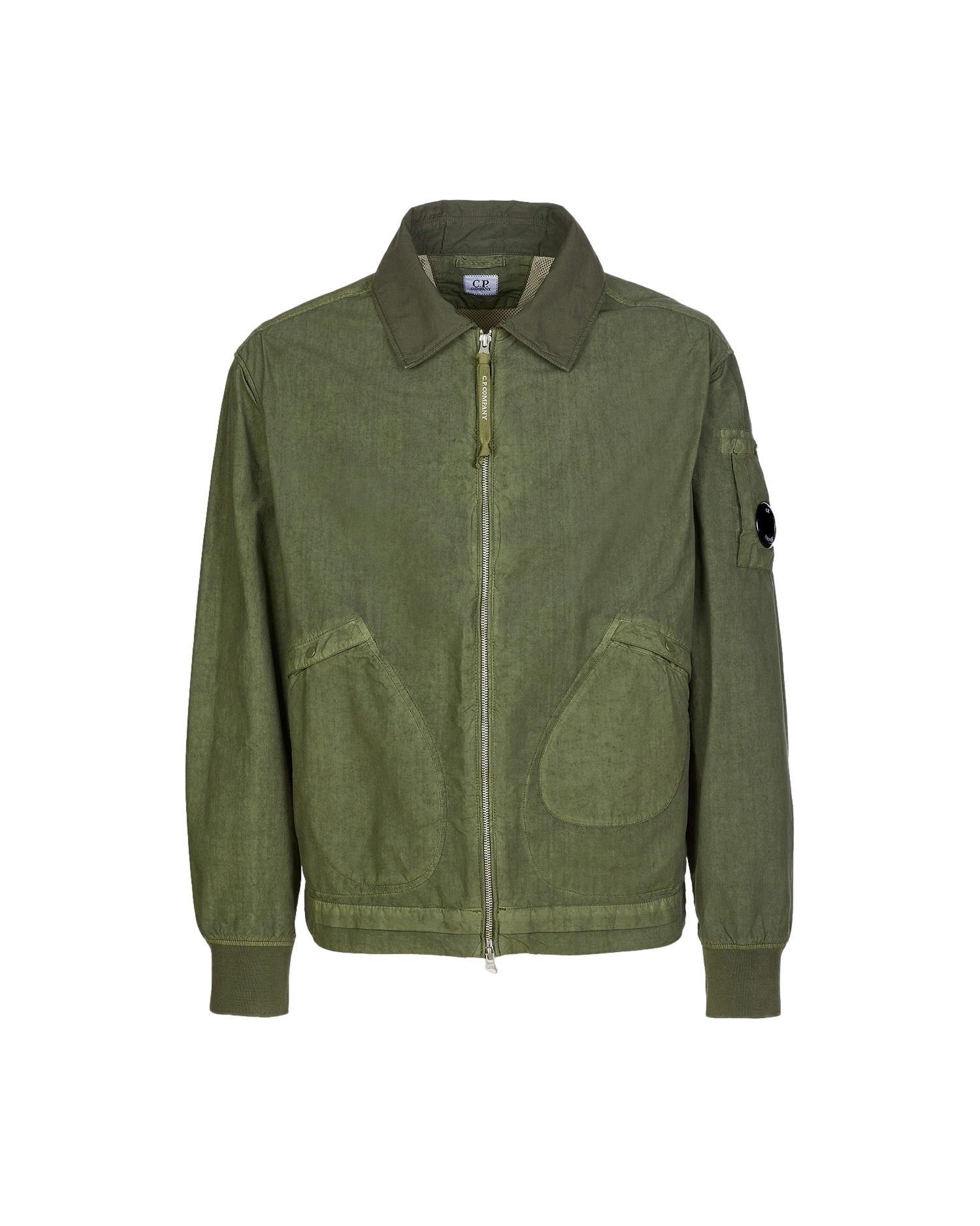 CP Company Short Jacket Jakke Mørkegrønn - [shop.name]