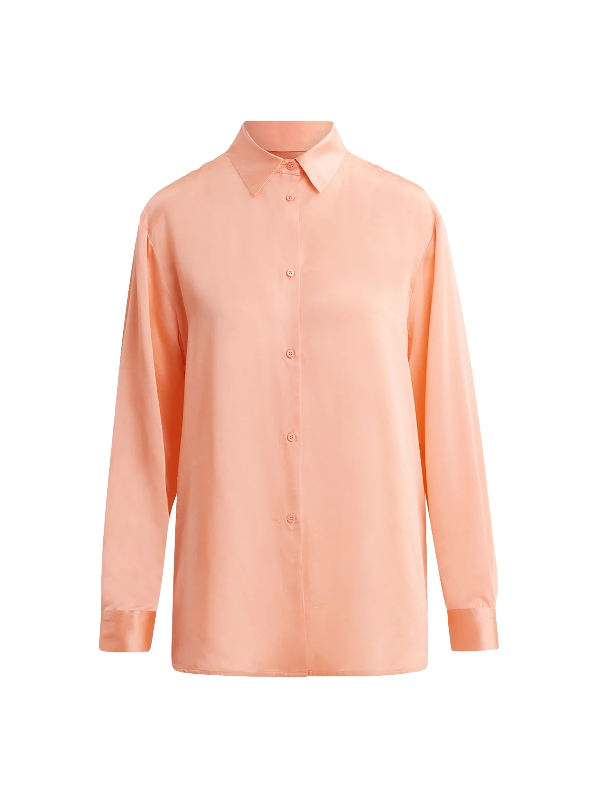 Holzweiler Blaou Silk Shirt Skjorte Fersken - [shop.name]
