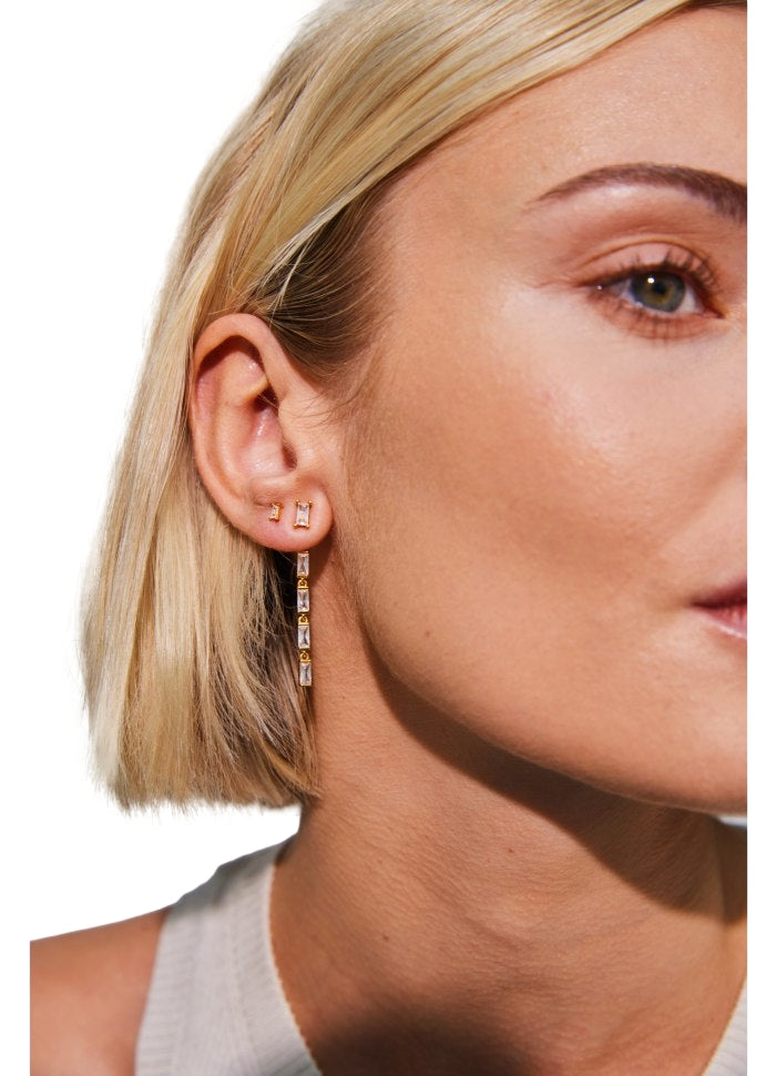 Emilia by Bon Dep Emilia Stud Charm NO. 10 drop barre Charm Gull - modostore.no