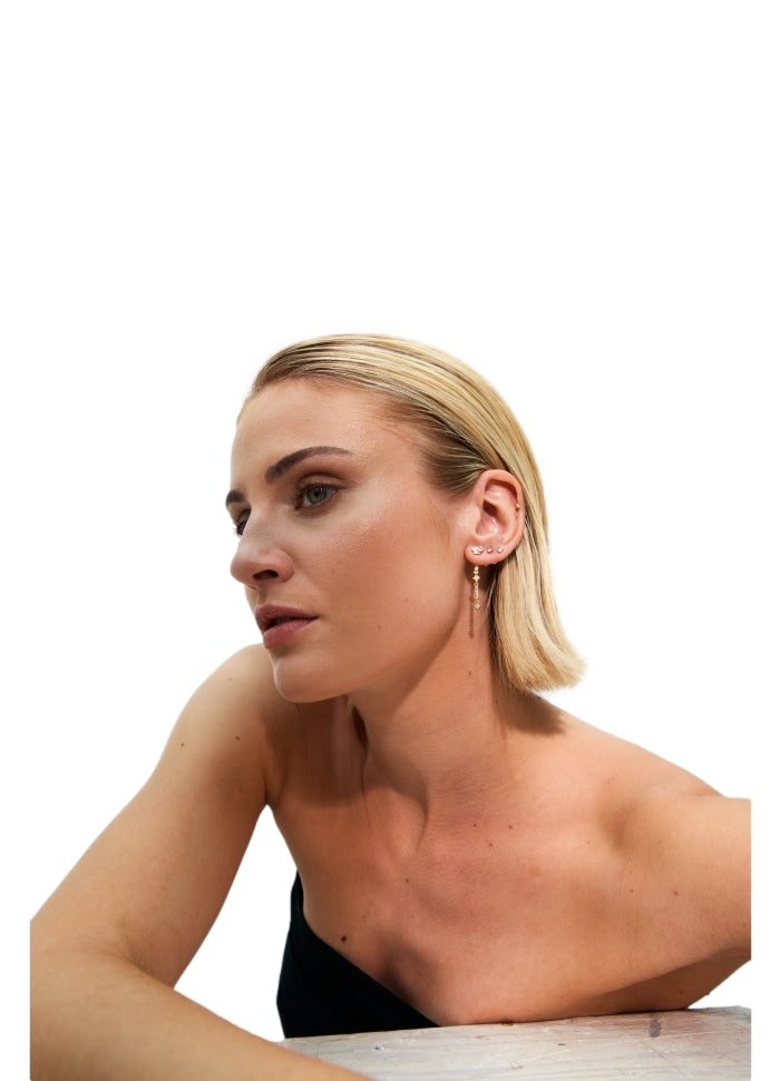 Emilia by Bon Dep Emilia Stud Charm NO. 7 multi Charm Gull - modostore.no