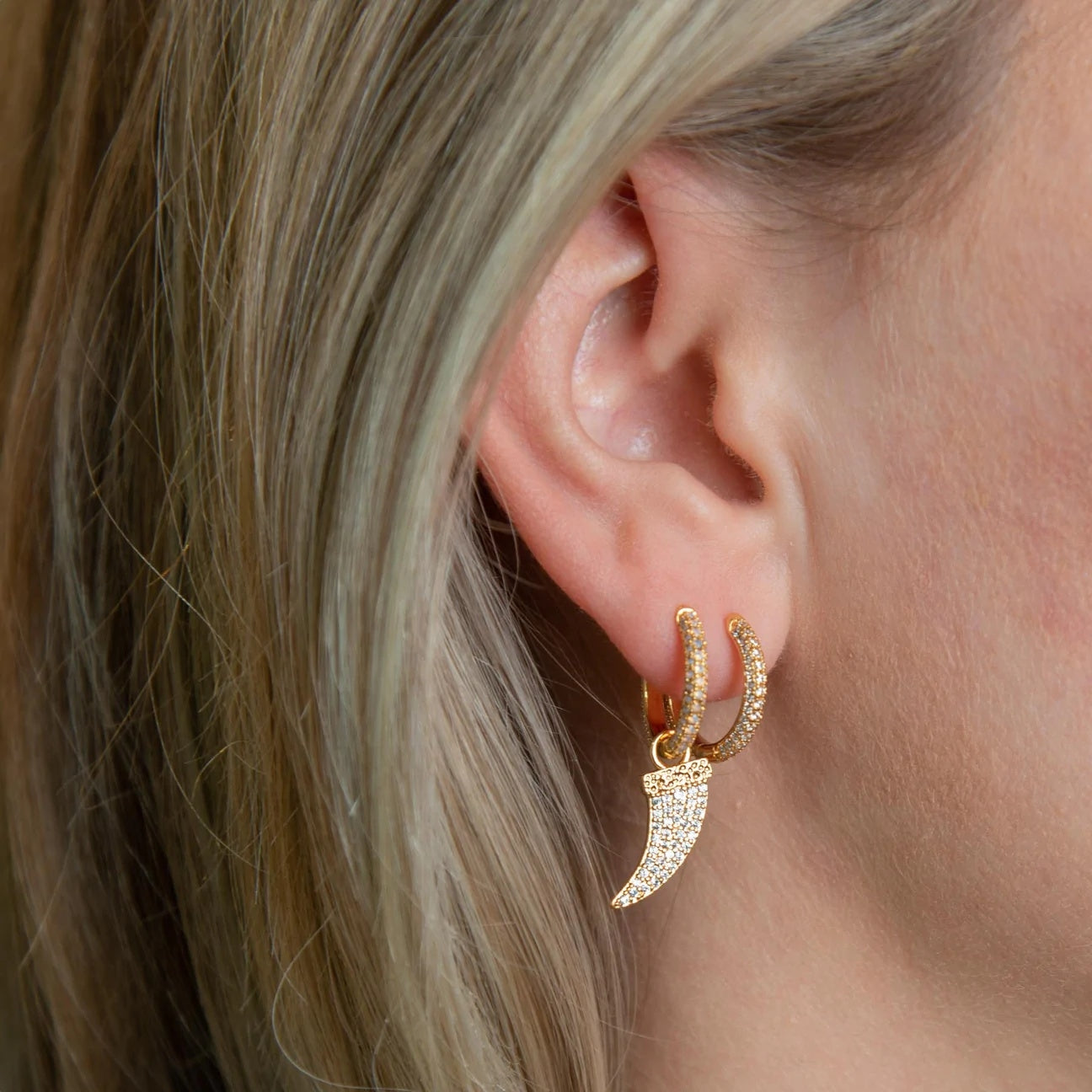 Emilia by Bon Dep Hermine Charm tooth Charm Gull - modostore.no