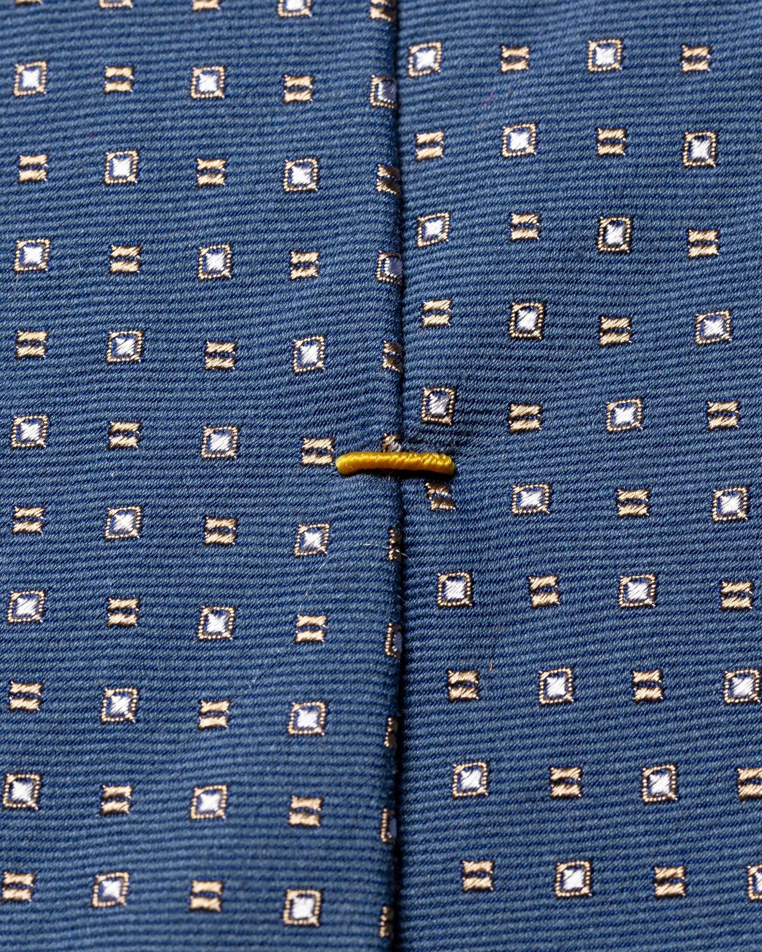 Eton Silk Cotton Tie Slips Mørkeblå - [modostore.no]
